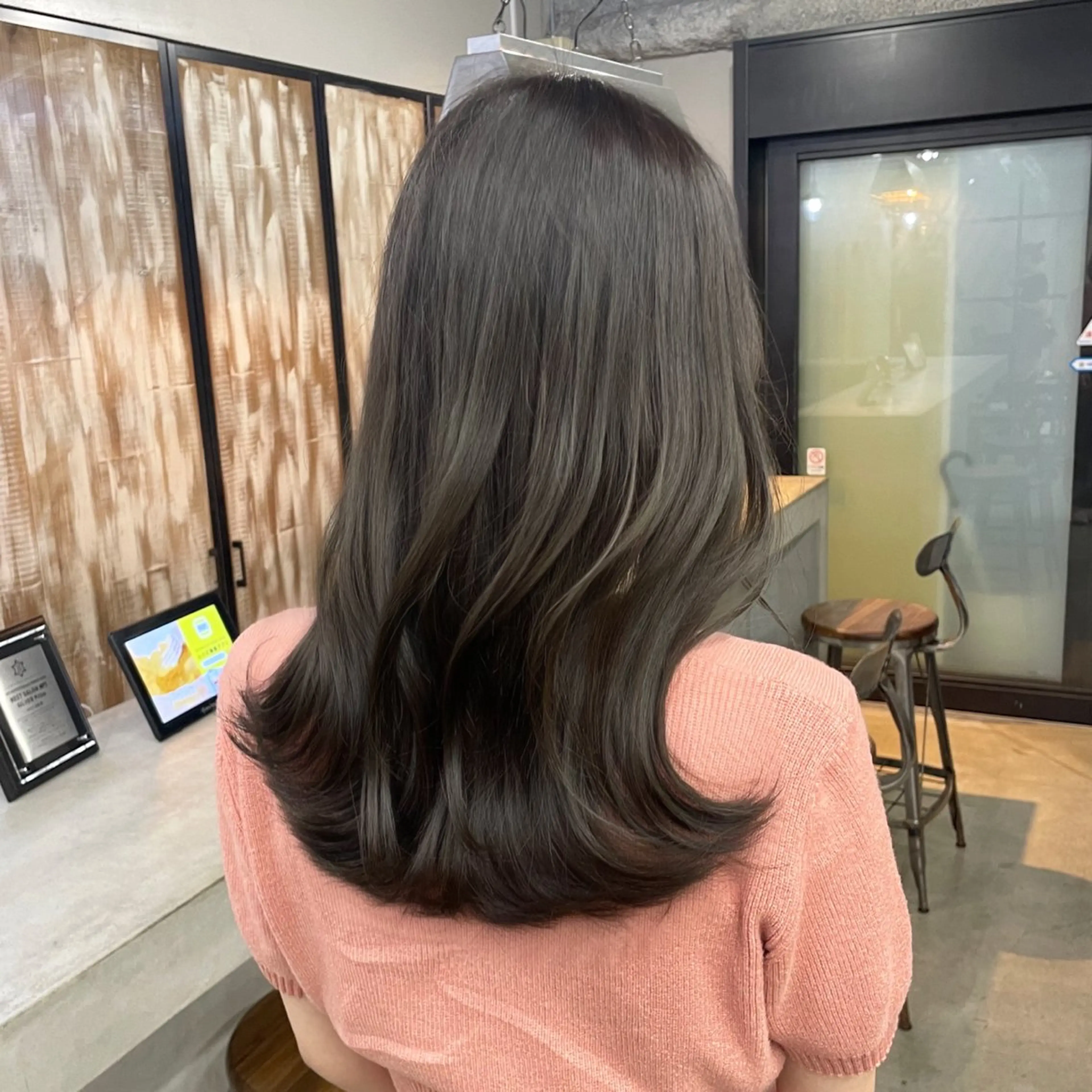 ロング カラー カット ヘアカラー トリートメント 新宿/透明感カラー/ 髪質改善/桜良のヘアスタイル