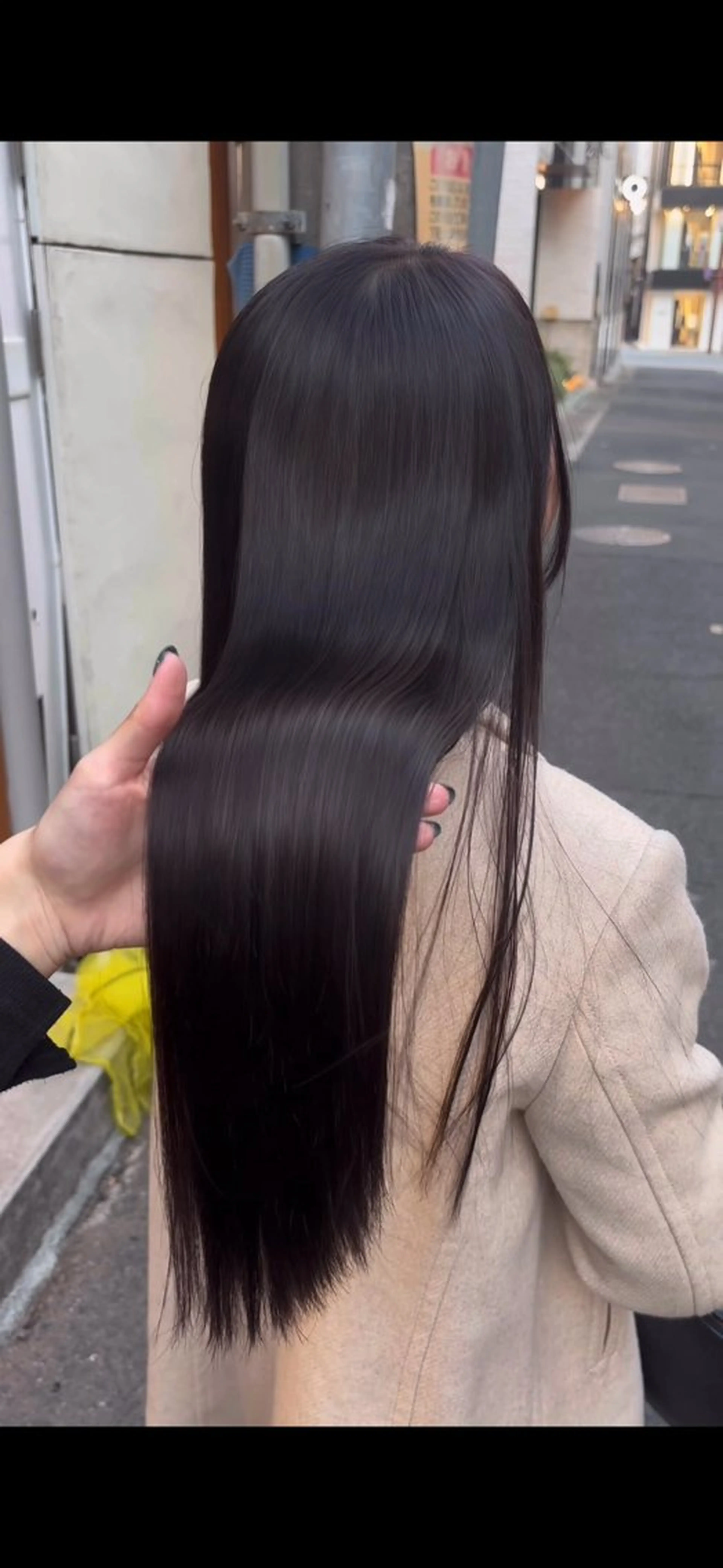ロング カラー グレージュ ラベンダーカラー ラベンダーグレージュ ラベンダーグレー ヘアカラー トリートメント 【ioe 元町】 🎀希 歩🎀のヘアスタイル
