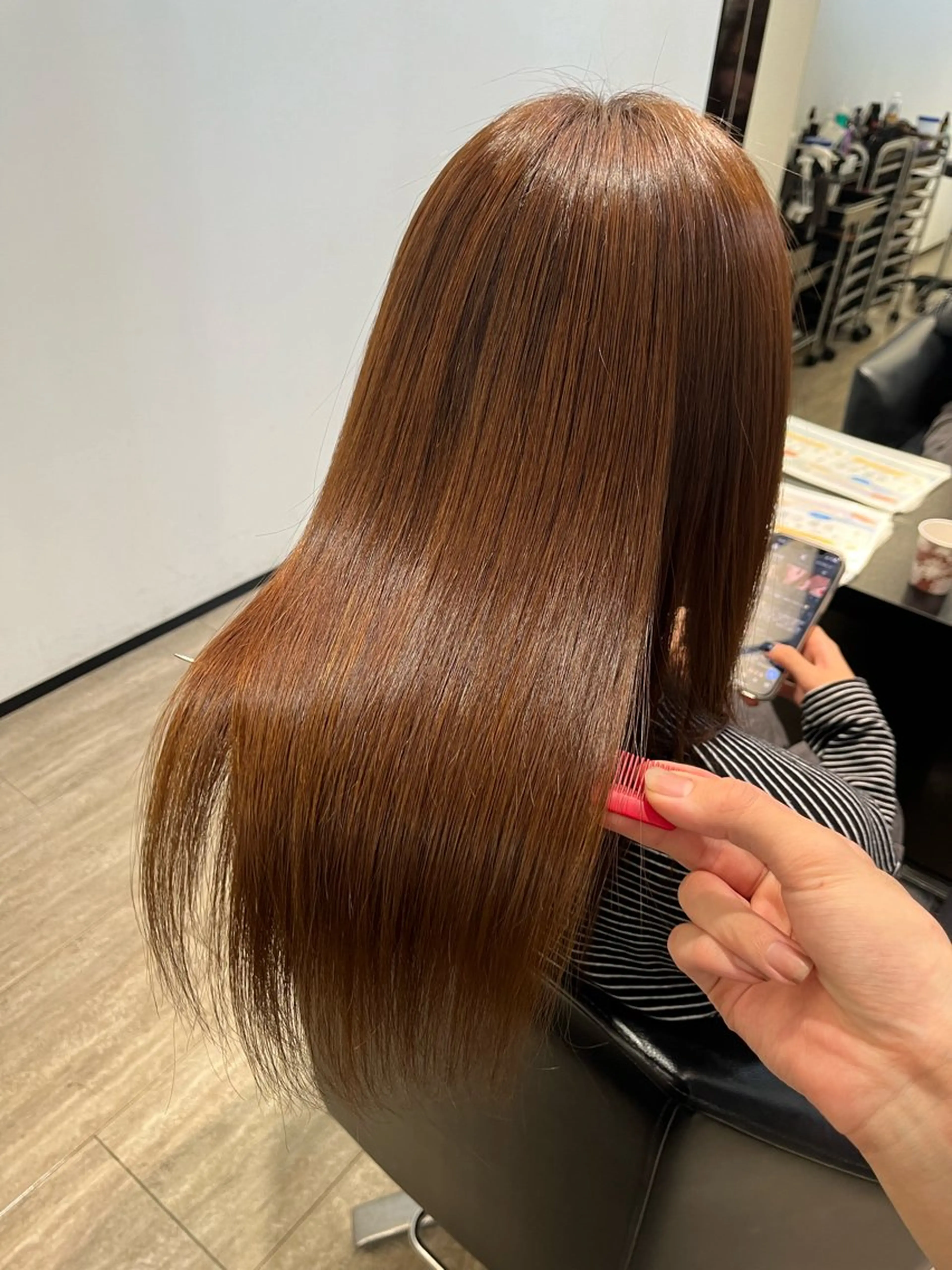 ミディアム ヘアカラー トリートメント 道下 颯人のヘアスタイル