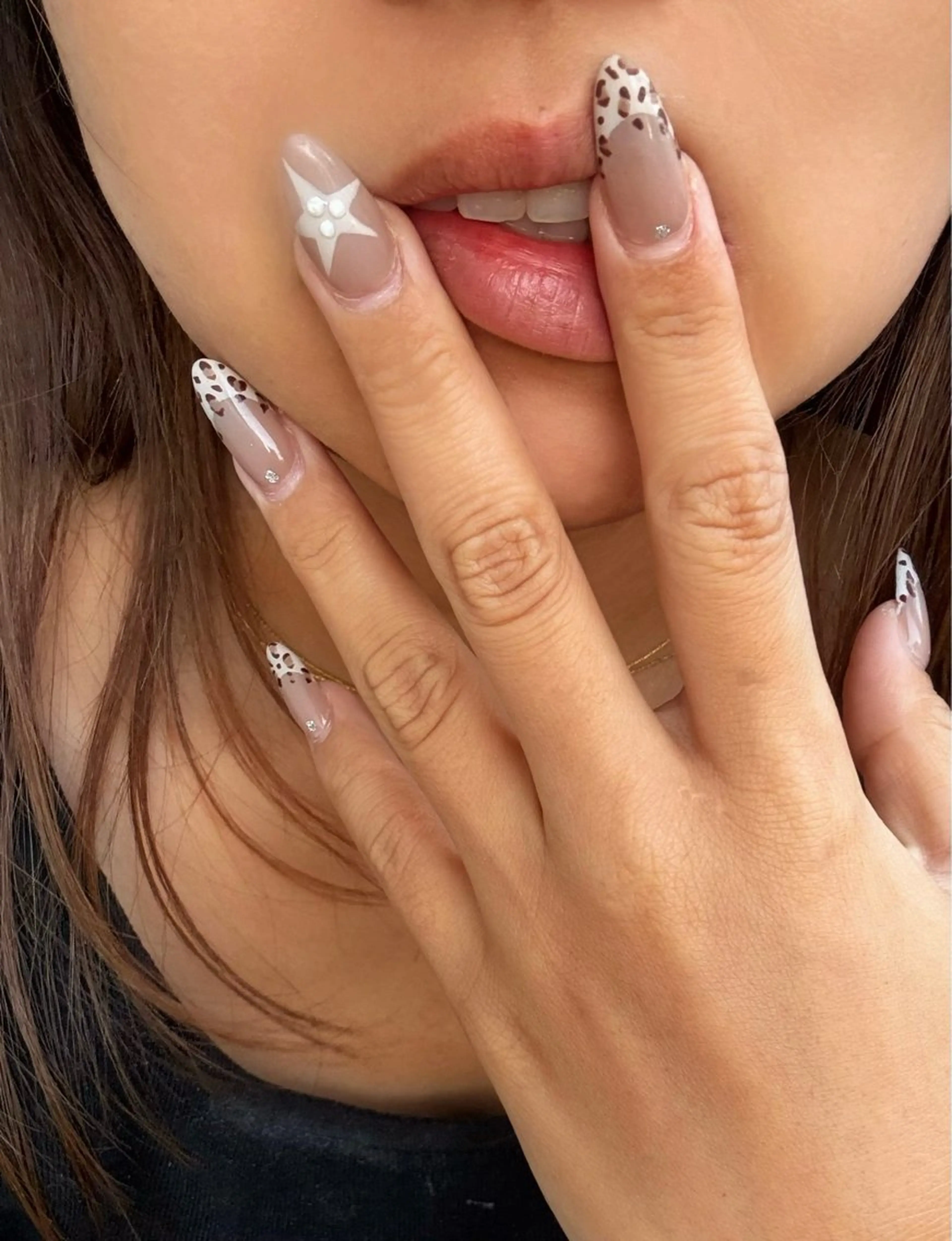 ネイル ハンドネイル 手描き🌸ニュアンス monny nailのネイルデザイン