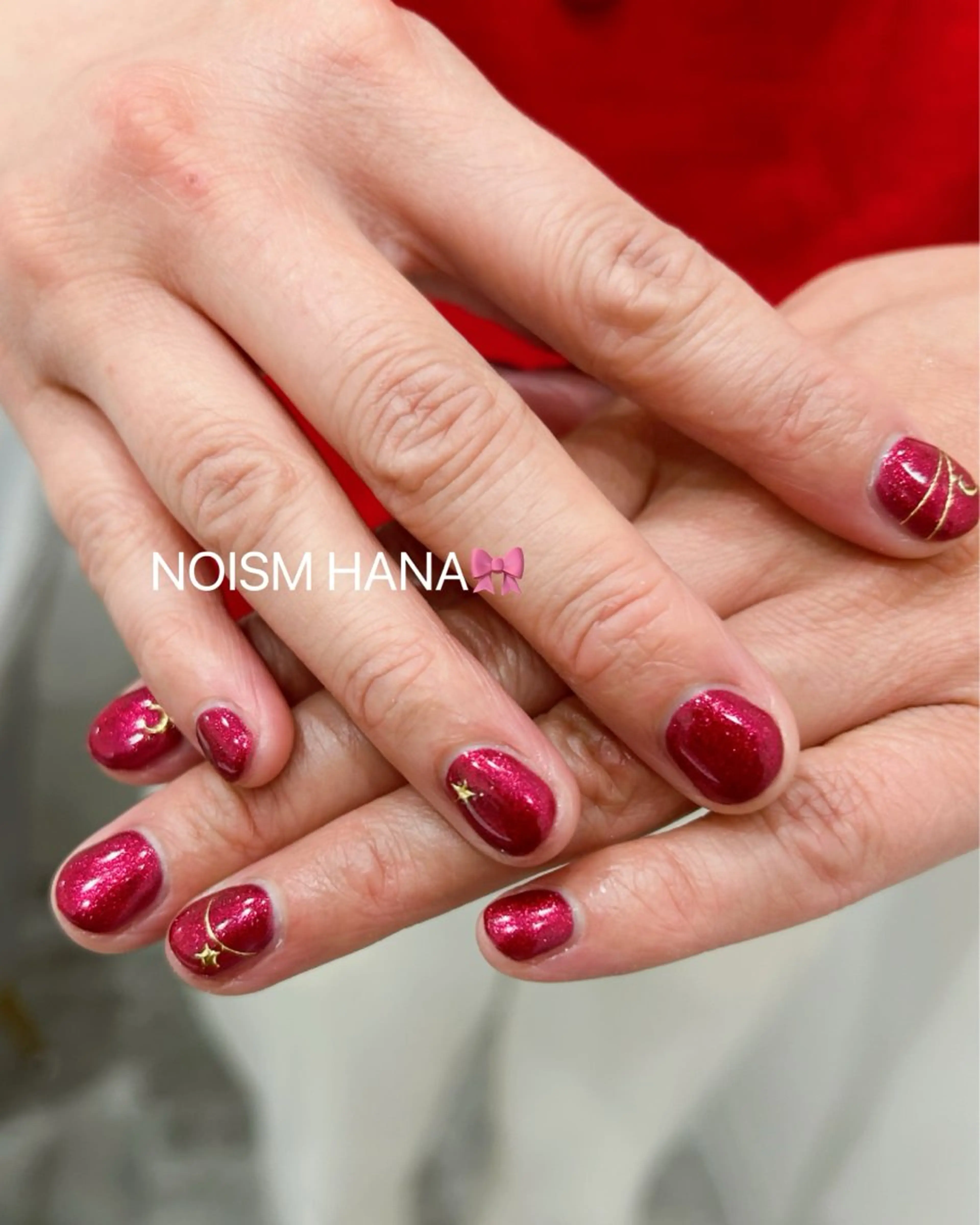 ネイル グラデーション キラキラネイル 韓国ネイル マグネットネイル ニュアンスネイル ハンドネイル 🎀大人nail /NOISMはな🎀のネイルデザイン