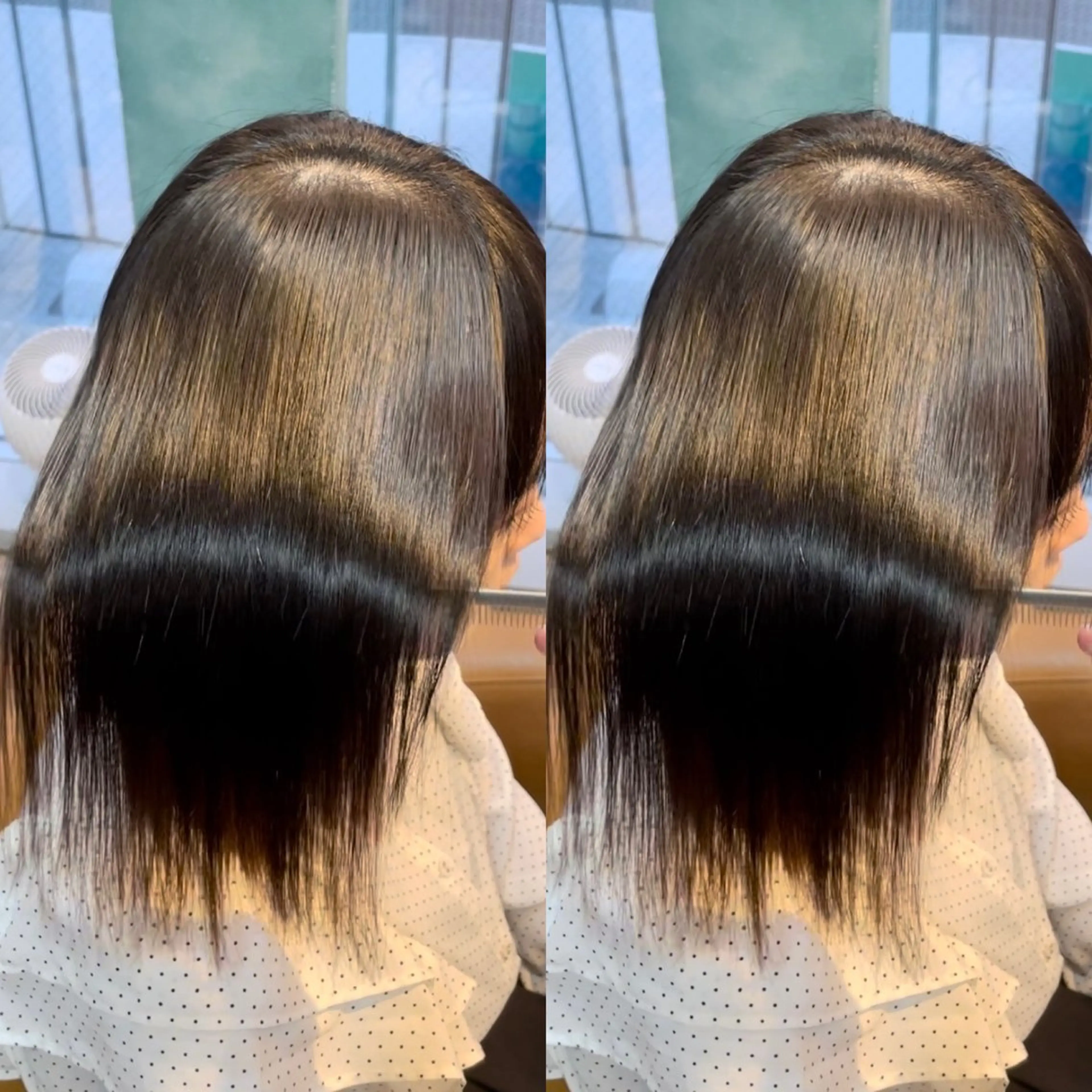 ミディアム 美髪縮毛矯正🤍 髪質改善/Shinaのヘアスタイル