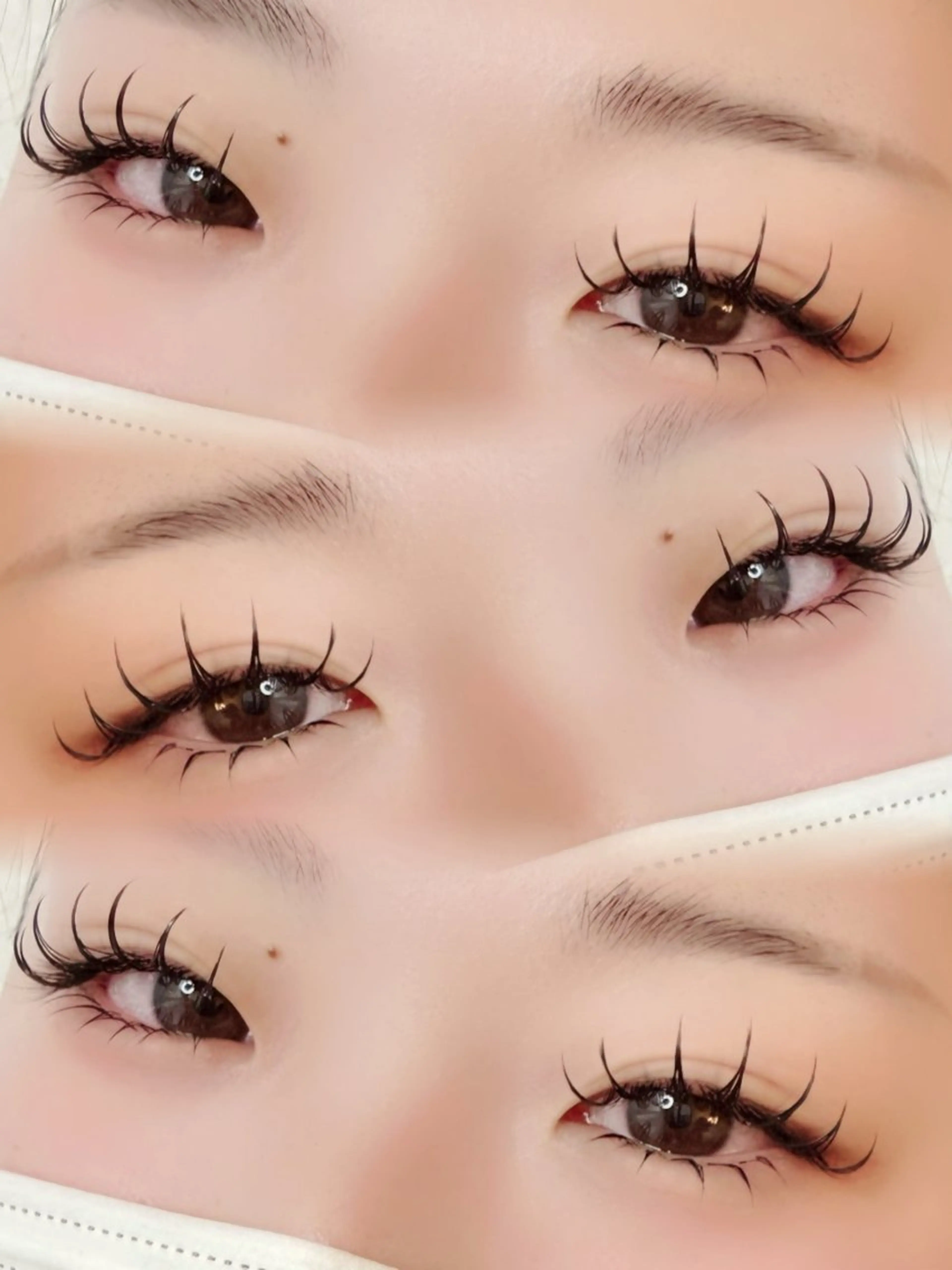 マツエク・マツパ フラットラッシュ 下まつげエクステ マツパ narumi アイサロンのマツエク・マツパデザイン