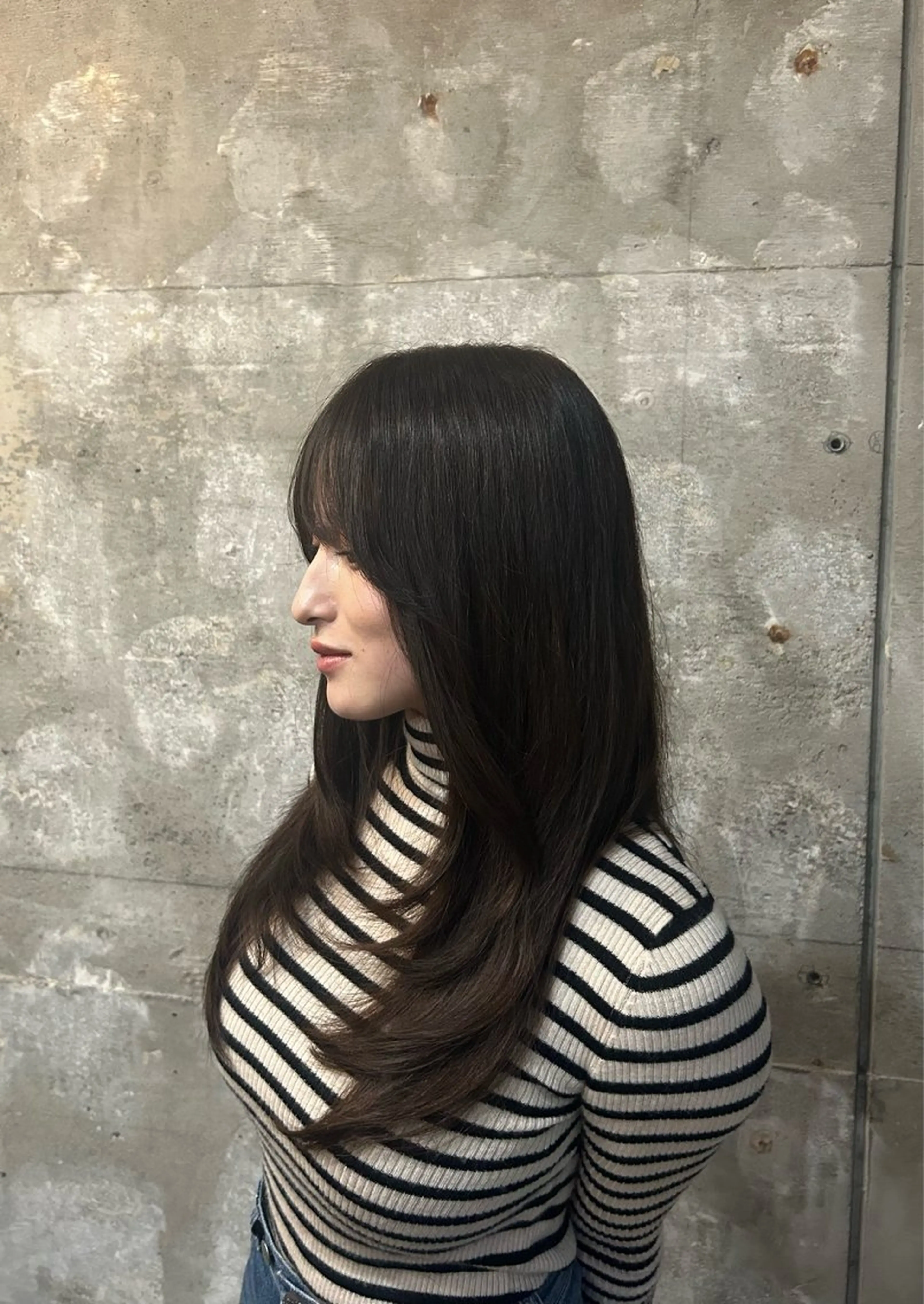 ロング レイヤーカット 河野 理人のヘアスタイル