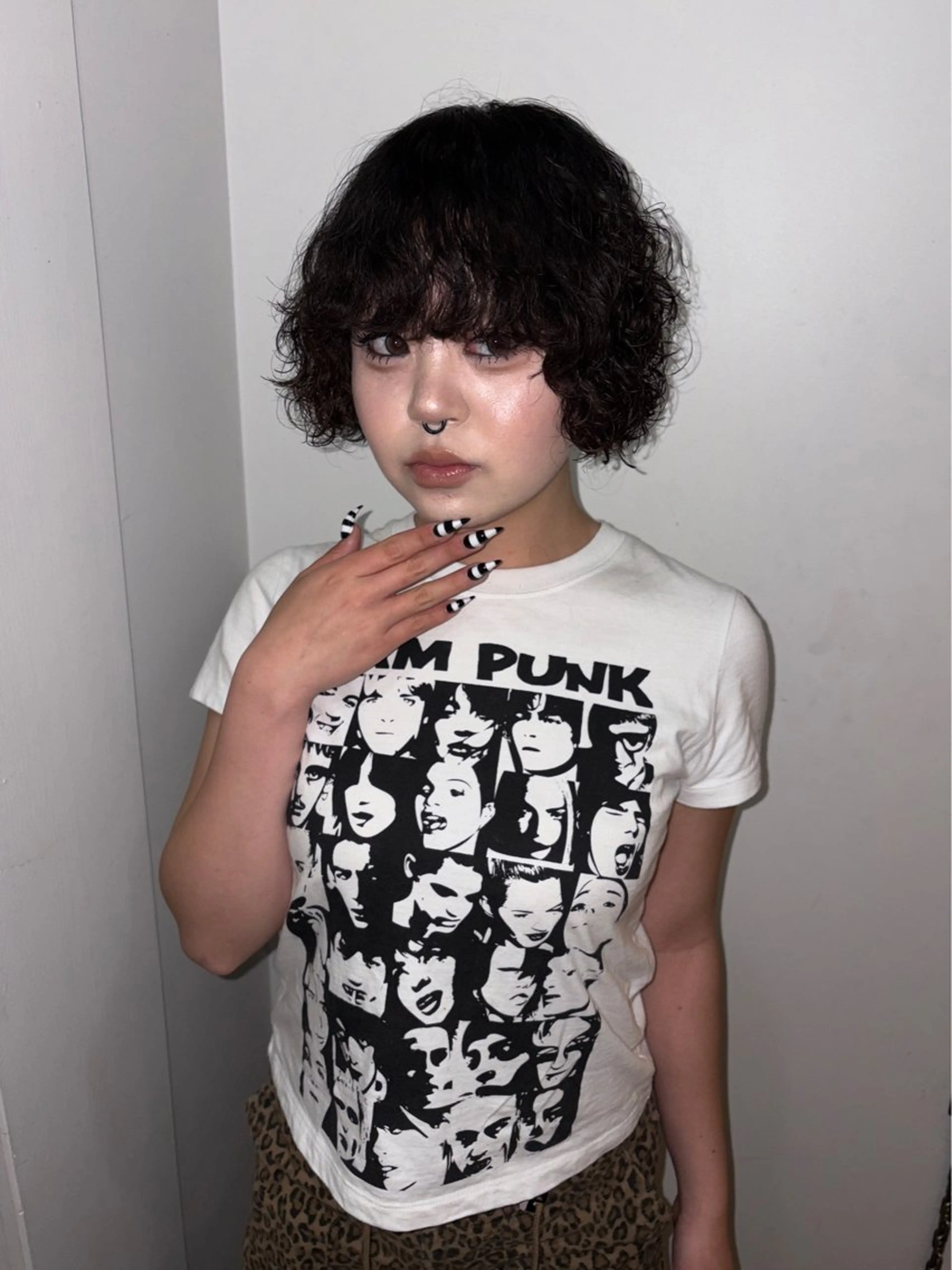 ショート パーマ カット パーマ トリートメント 松本 雪愛のヘアスタイル