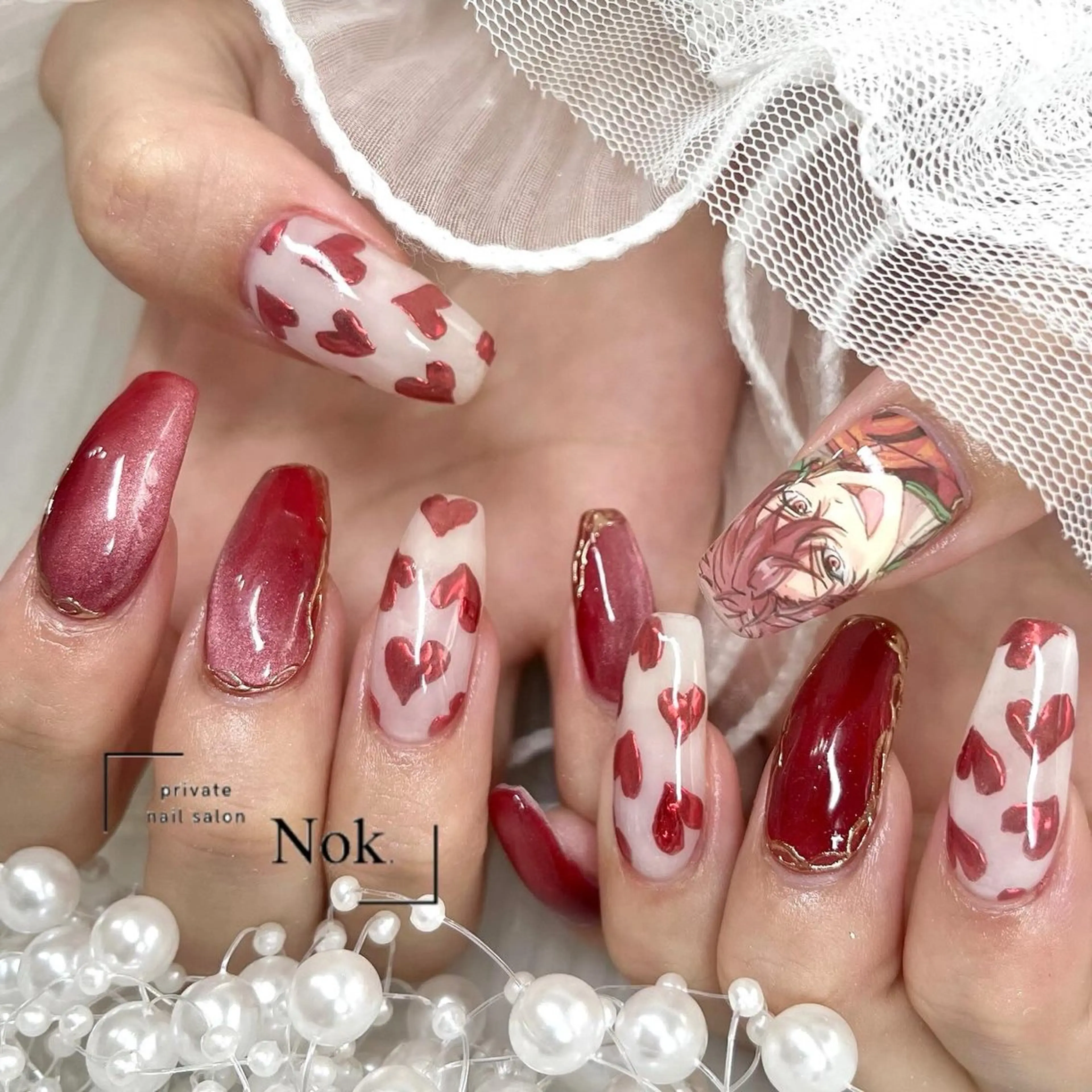 ネイル ハンドネイル 池袋痛ネイル Nok. 渡辺のネイルデザイン
