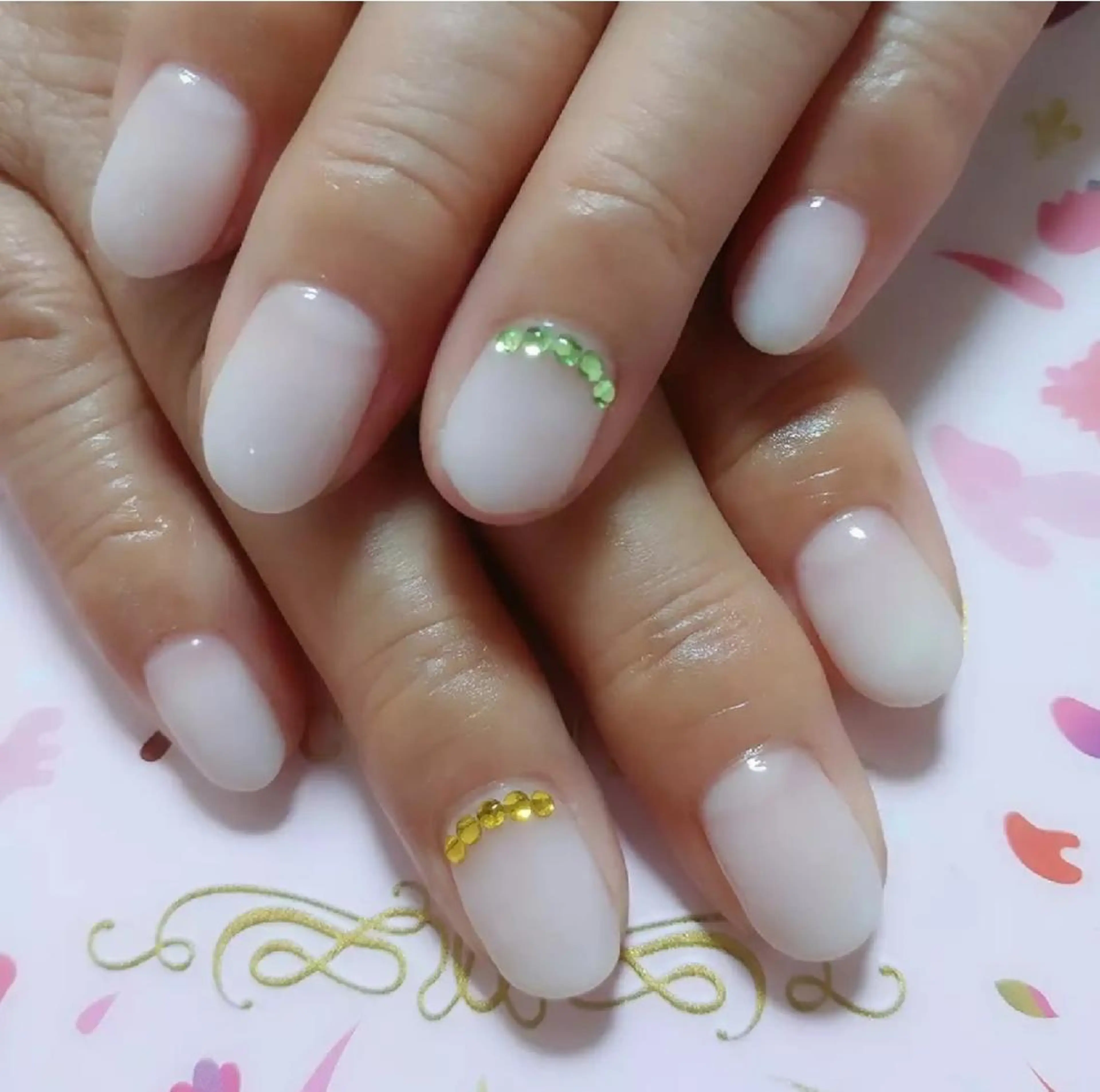 ネイル 自然派ネイルサロンma36memo.9(まみむめも)所属・さわべ まみのネイルデザイン