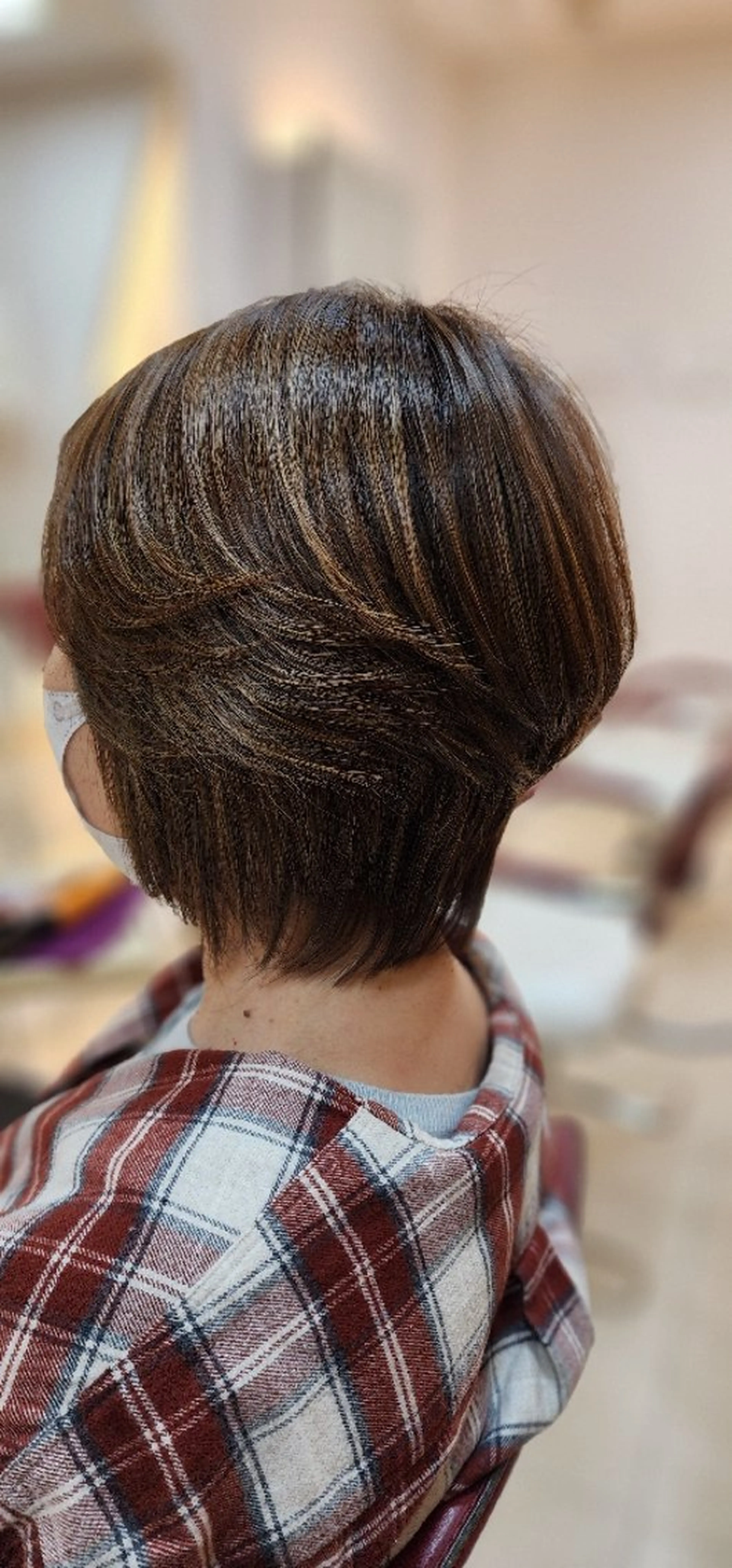 ミディアム カラー hairmake Juinのヘアスタイル