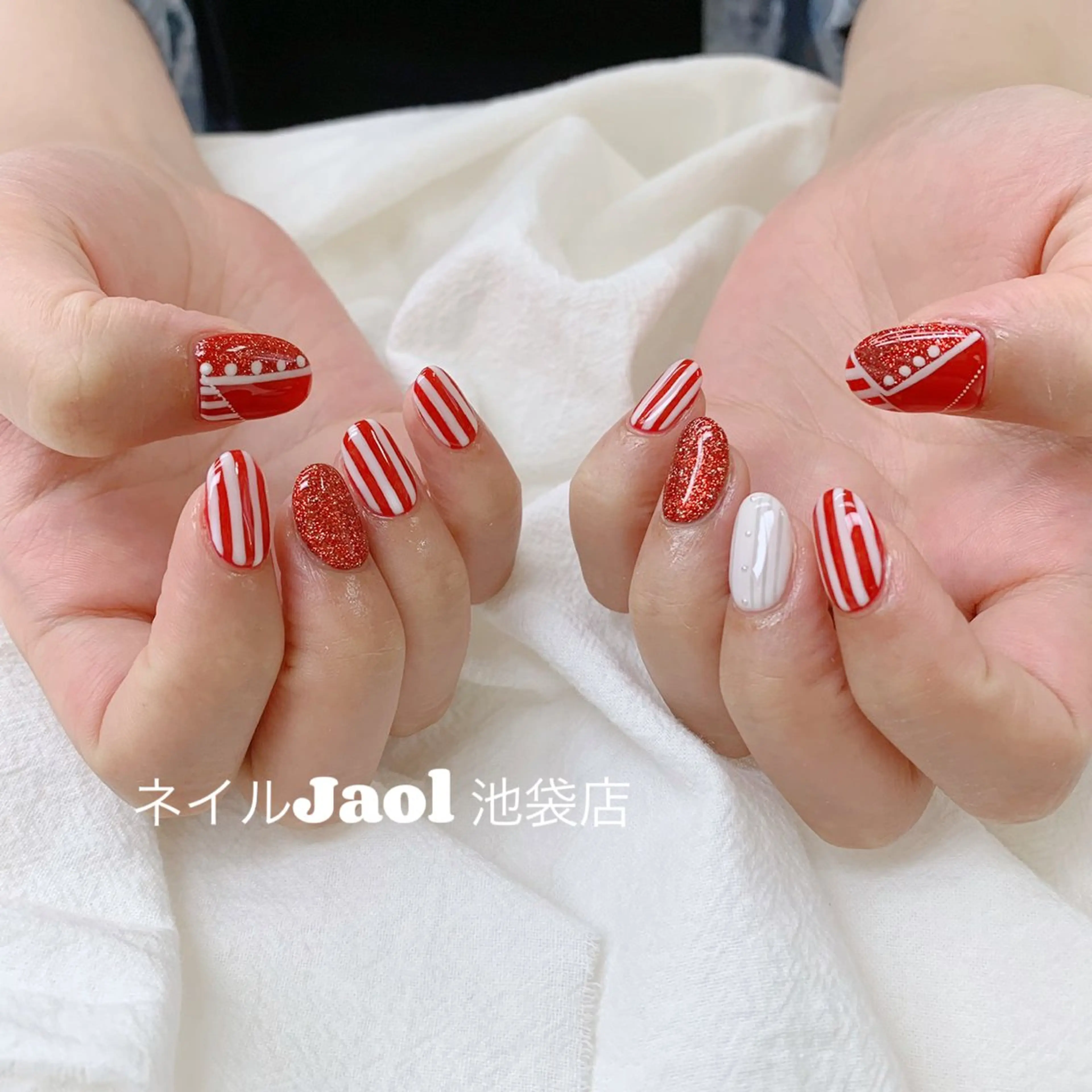 ミディアム ヘアアレンジ 韓国風ヘア nail jaol池袋店所属・ネイルJaol 池袋のネイルデザイン