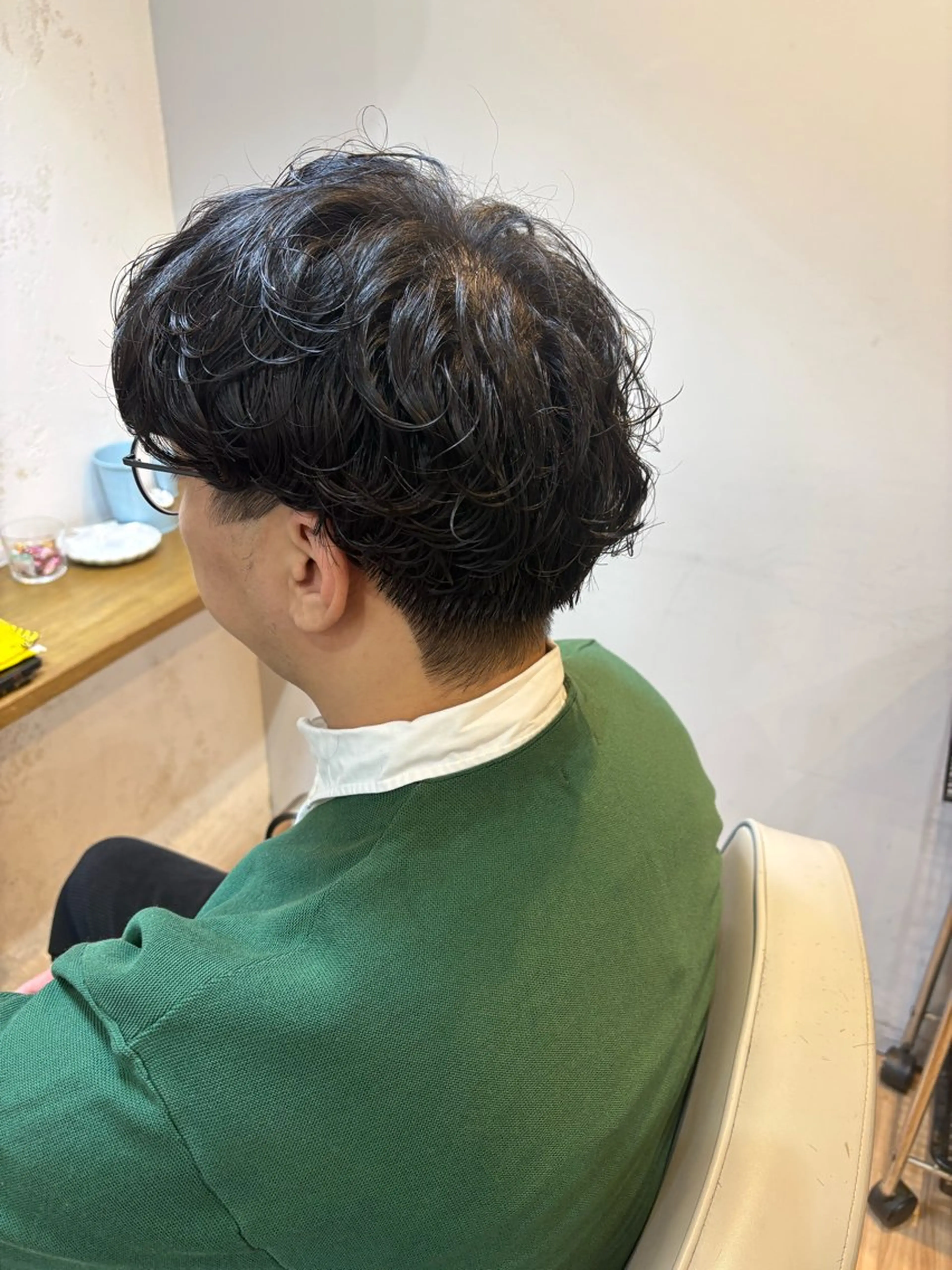 メンズ カット パーマ 韓国ヘアー🇰🇷 MIWAのヘアスタイル