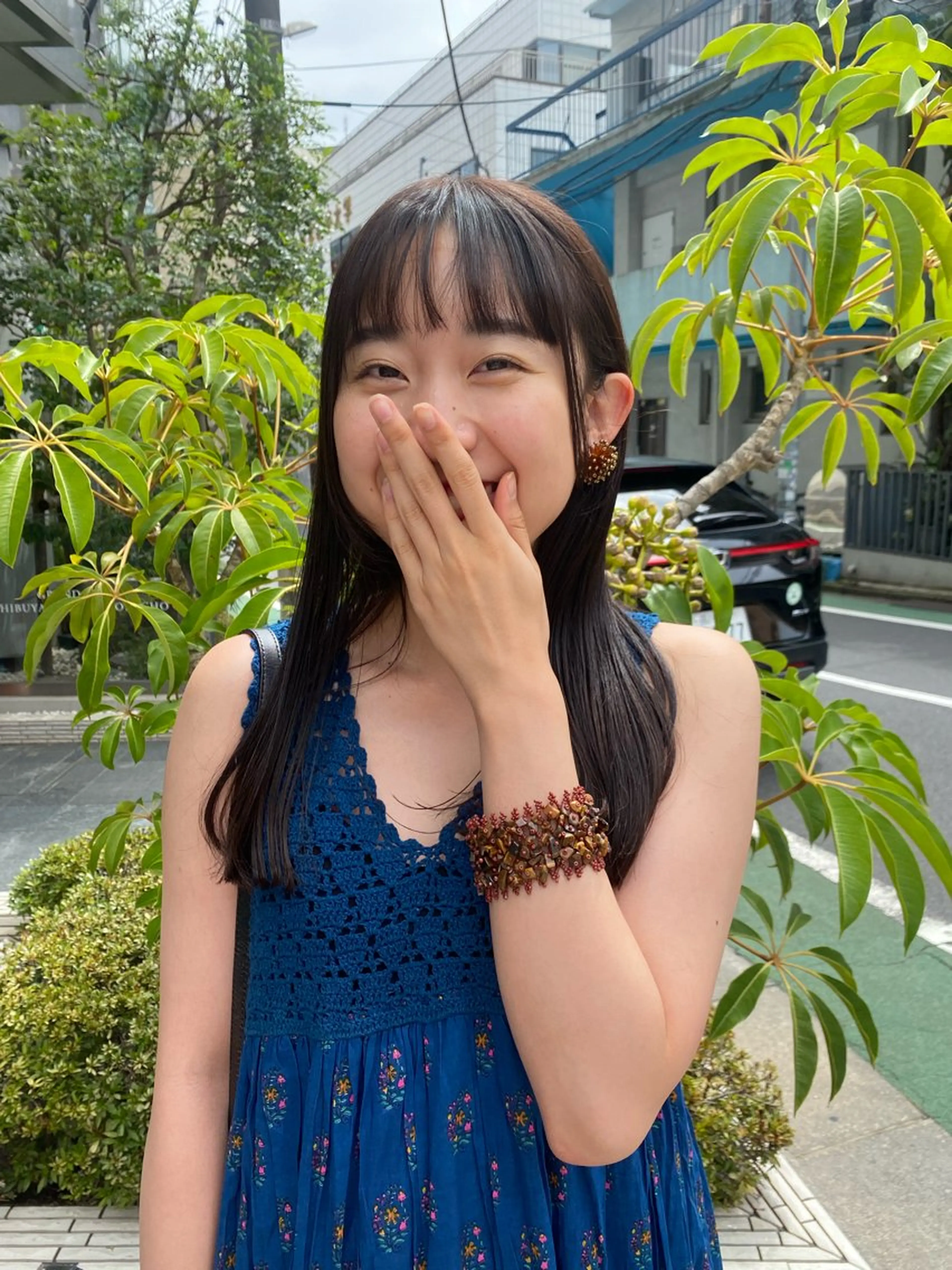 セミロング カラー yume🌼 ANTERET銀座のヘアスタイル