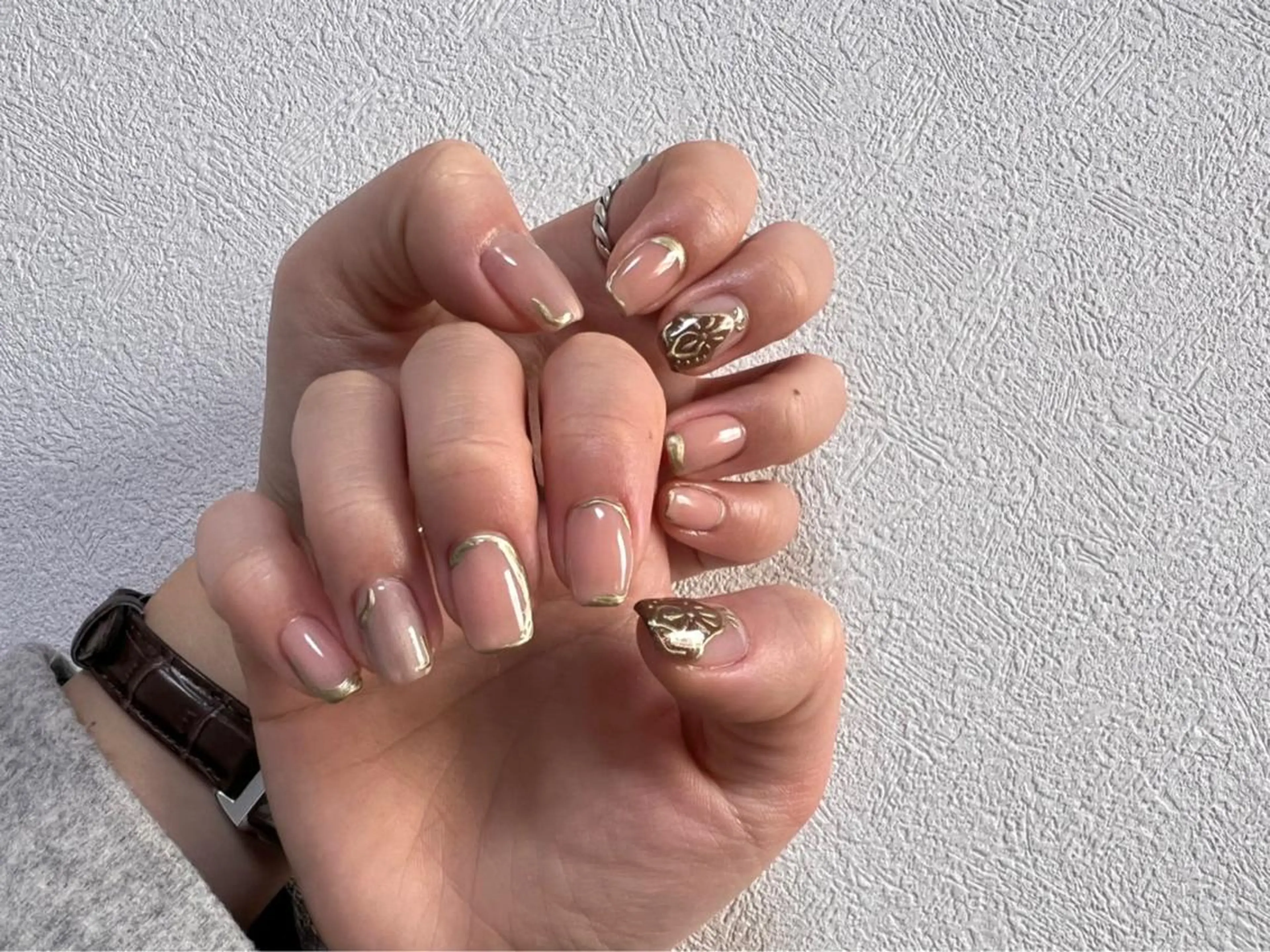 ショート ネイル ハンドネイル Air's nailのネイルデザイン