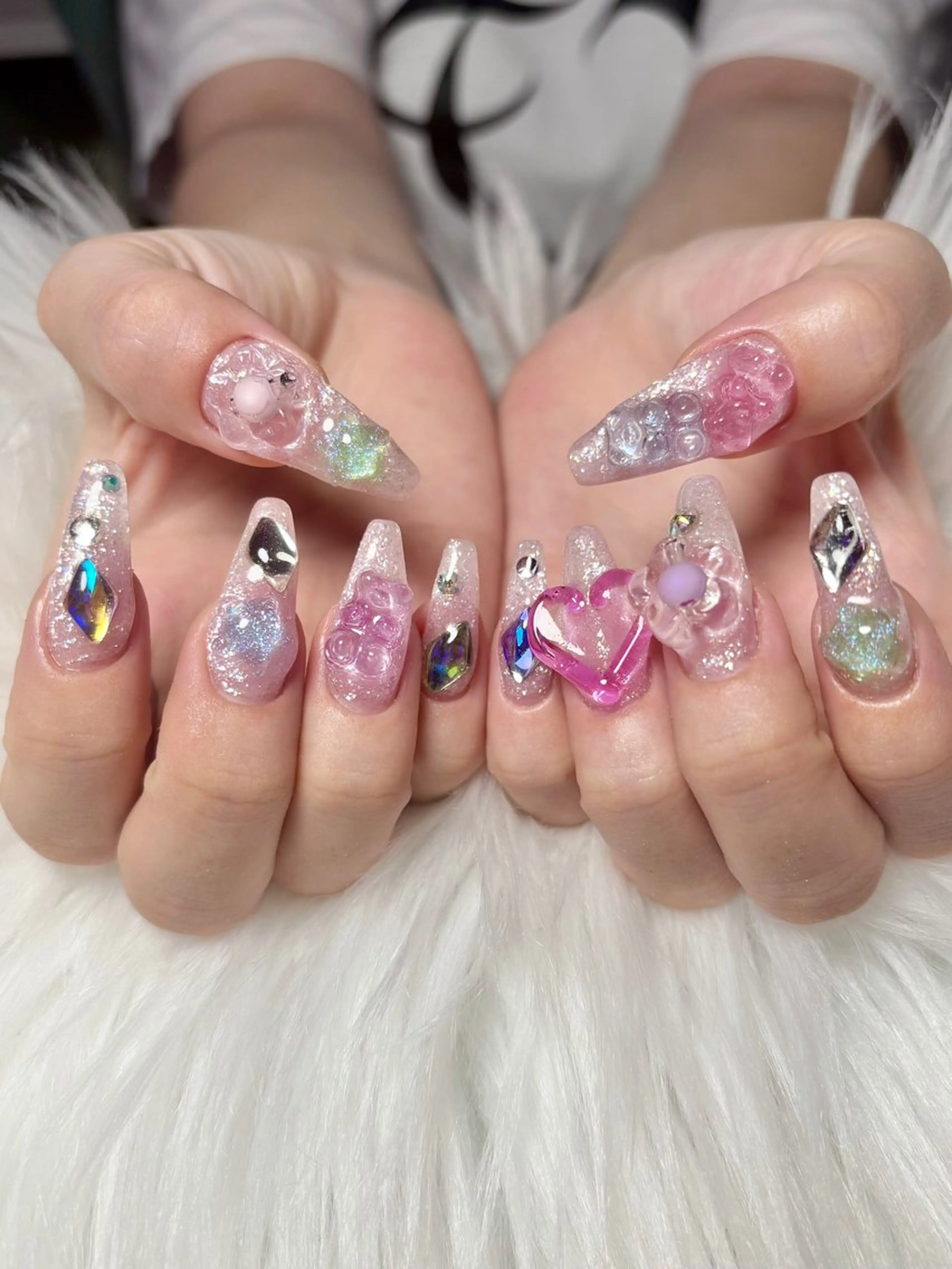 ネイル キラキラネイル ハンドネイル haac nailsのネイルデザイン