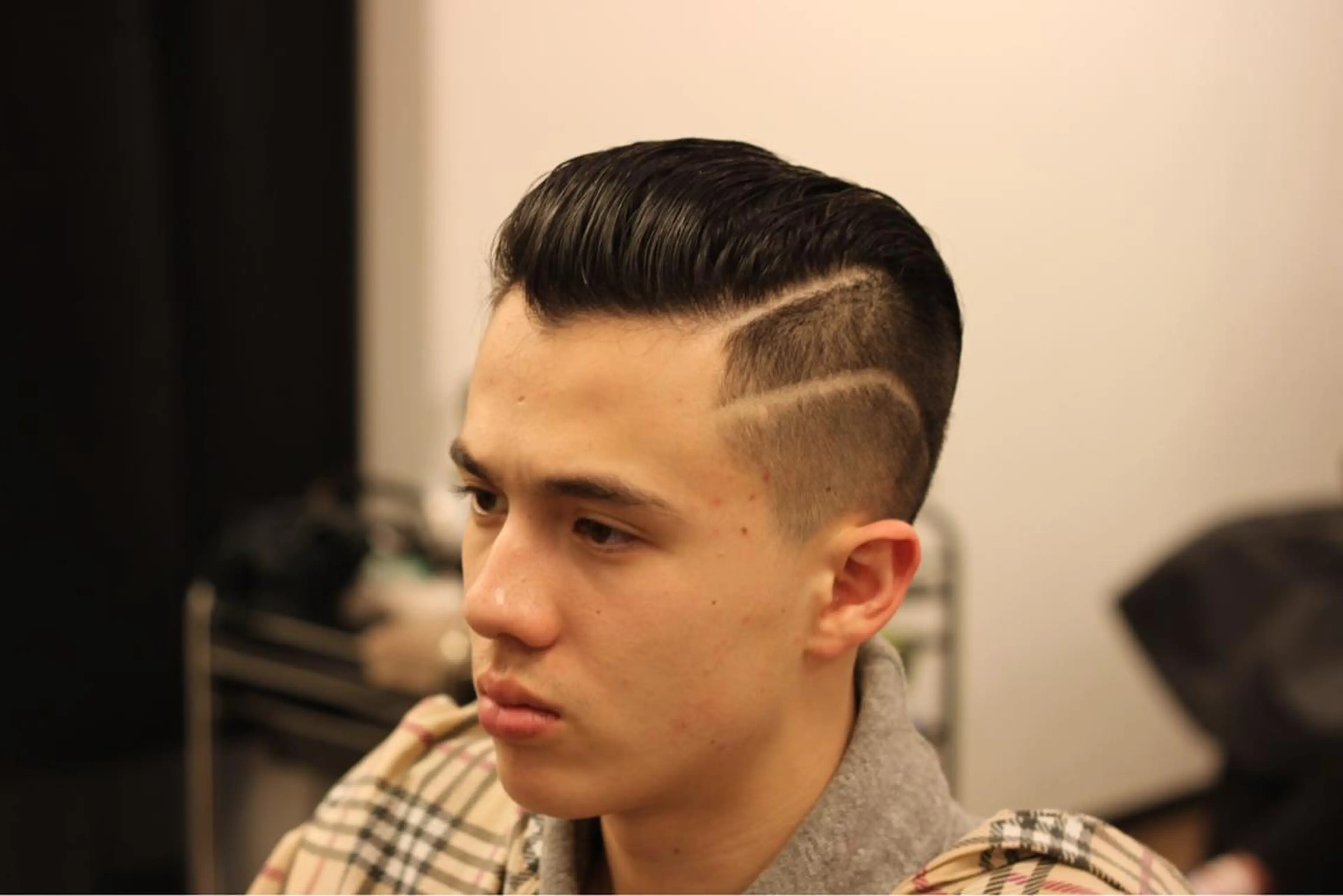 ショート メンズ カット ヘアセット 前田賢生 ご新規様はNGのヘアスタイル