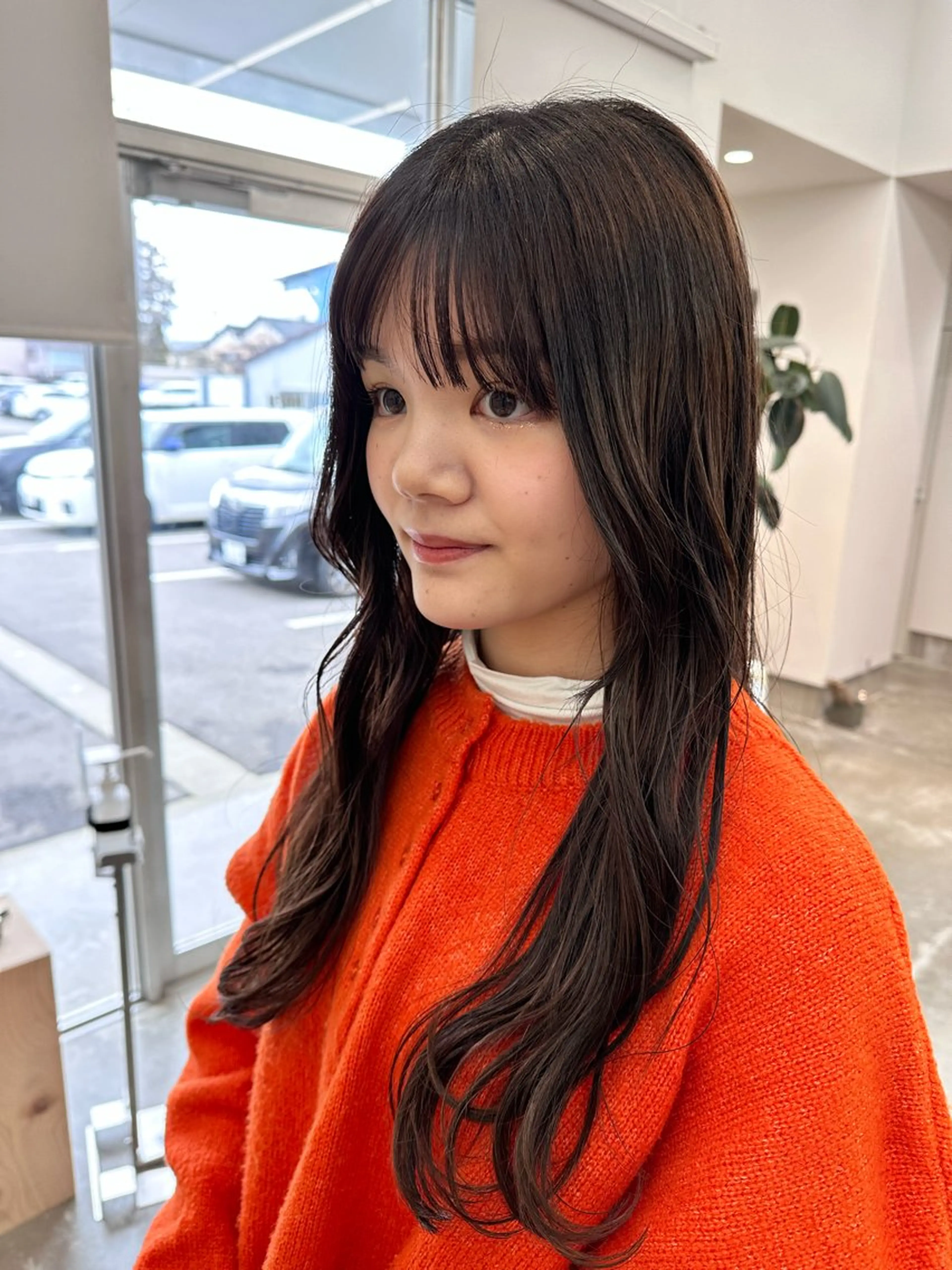 ロング 顔周りカット 南 星来のヘアスタイル