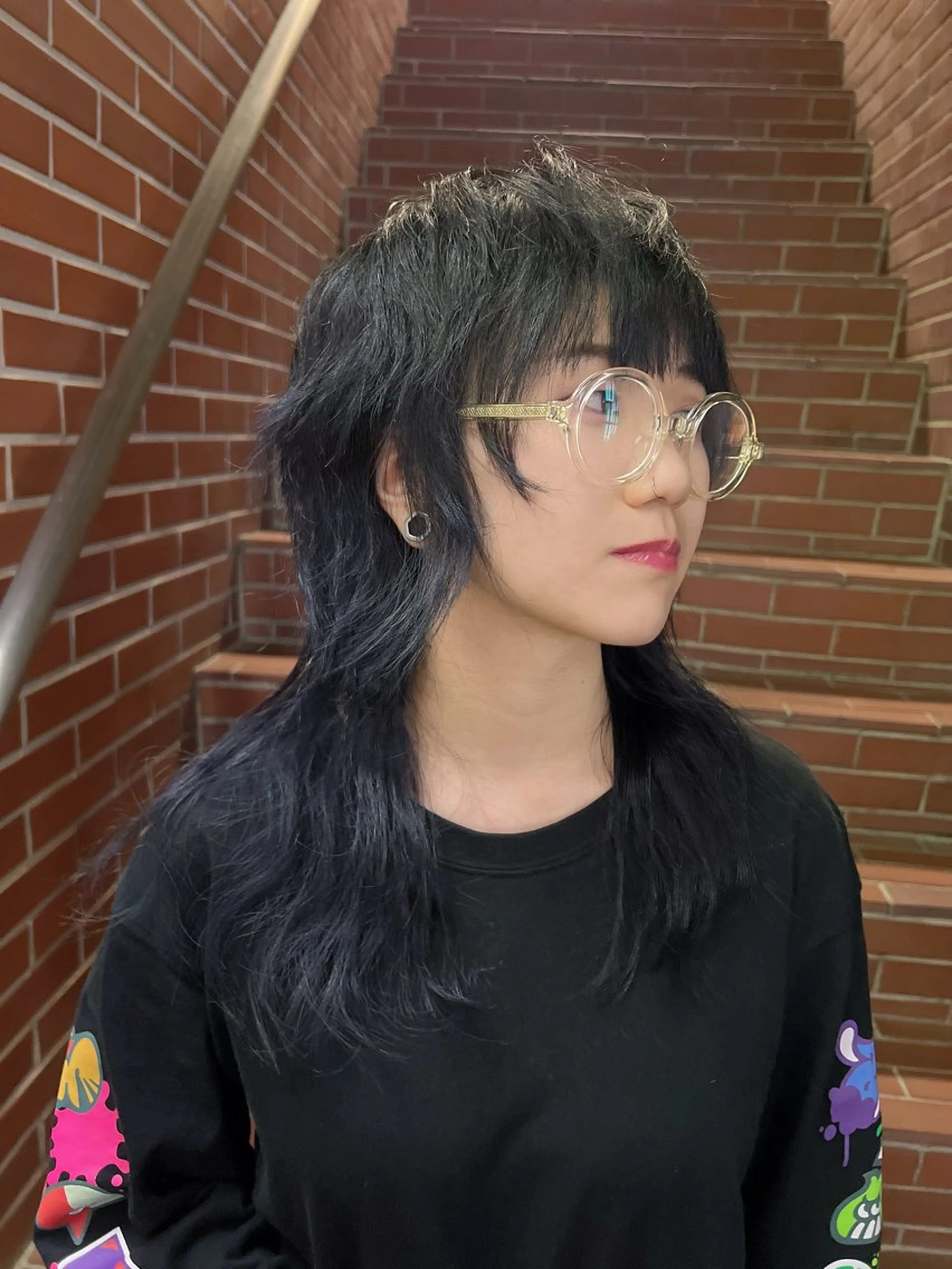 セミロング セミロングパーマ ウルフカット 🪼個性、雰囲気🪼 ⛈オカダ🎧のヘアスタイル