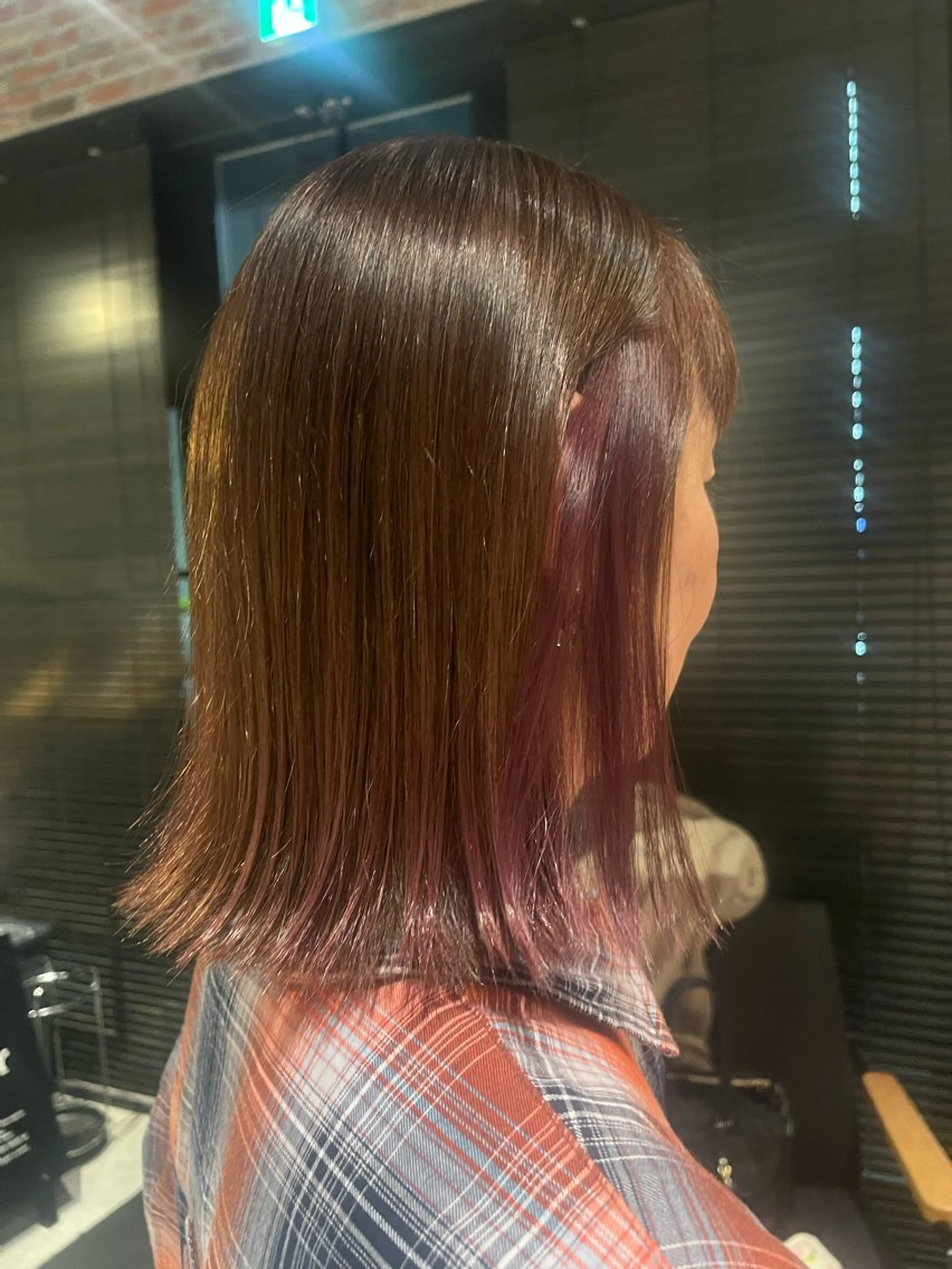 ミディアム rin 🖤〈大宮〉のヘアスタイル