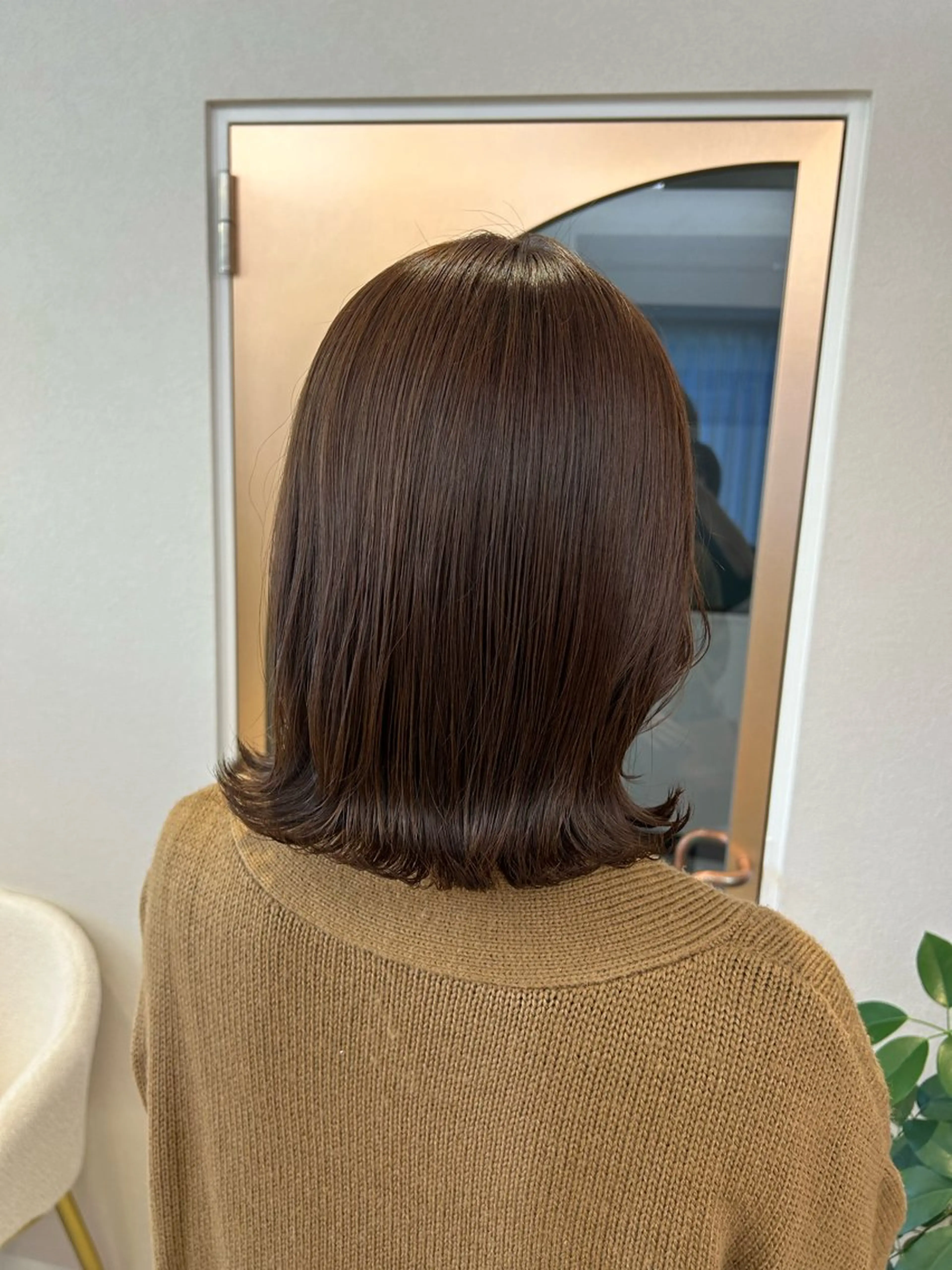 ミディアム カラー 透明感カラー カット ヘアカラー トリートメント 佐合 梨花 / eau〈オー〉のヘアスタイル