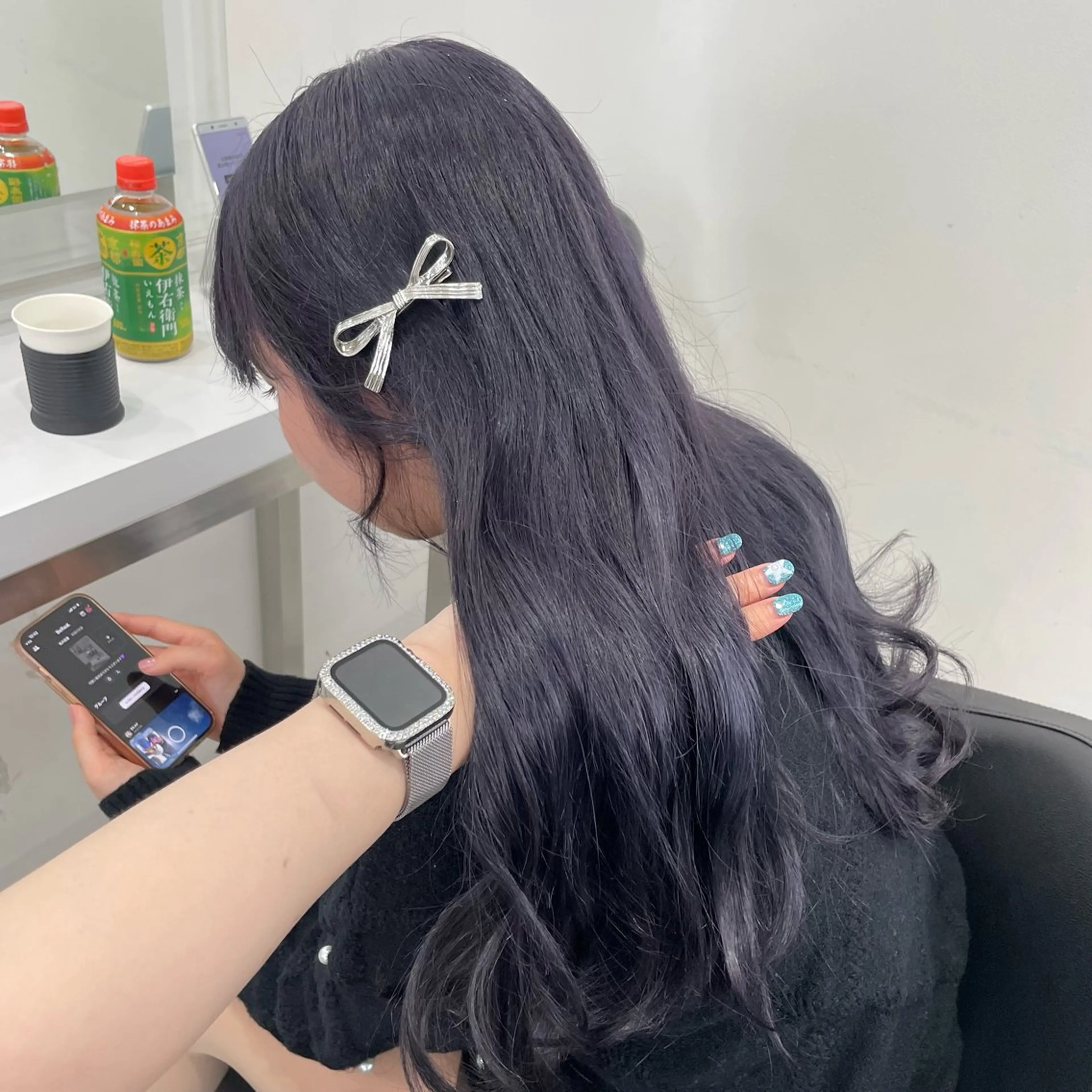 カラー ブリーチ ダブルカラー 髪質改善 ヘアカラー 大人っぽ韓国🤍ブリ ーチ/mitsukiのヘアスタイル