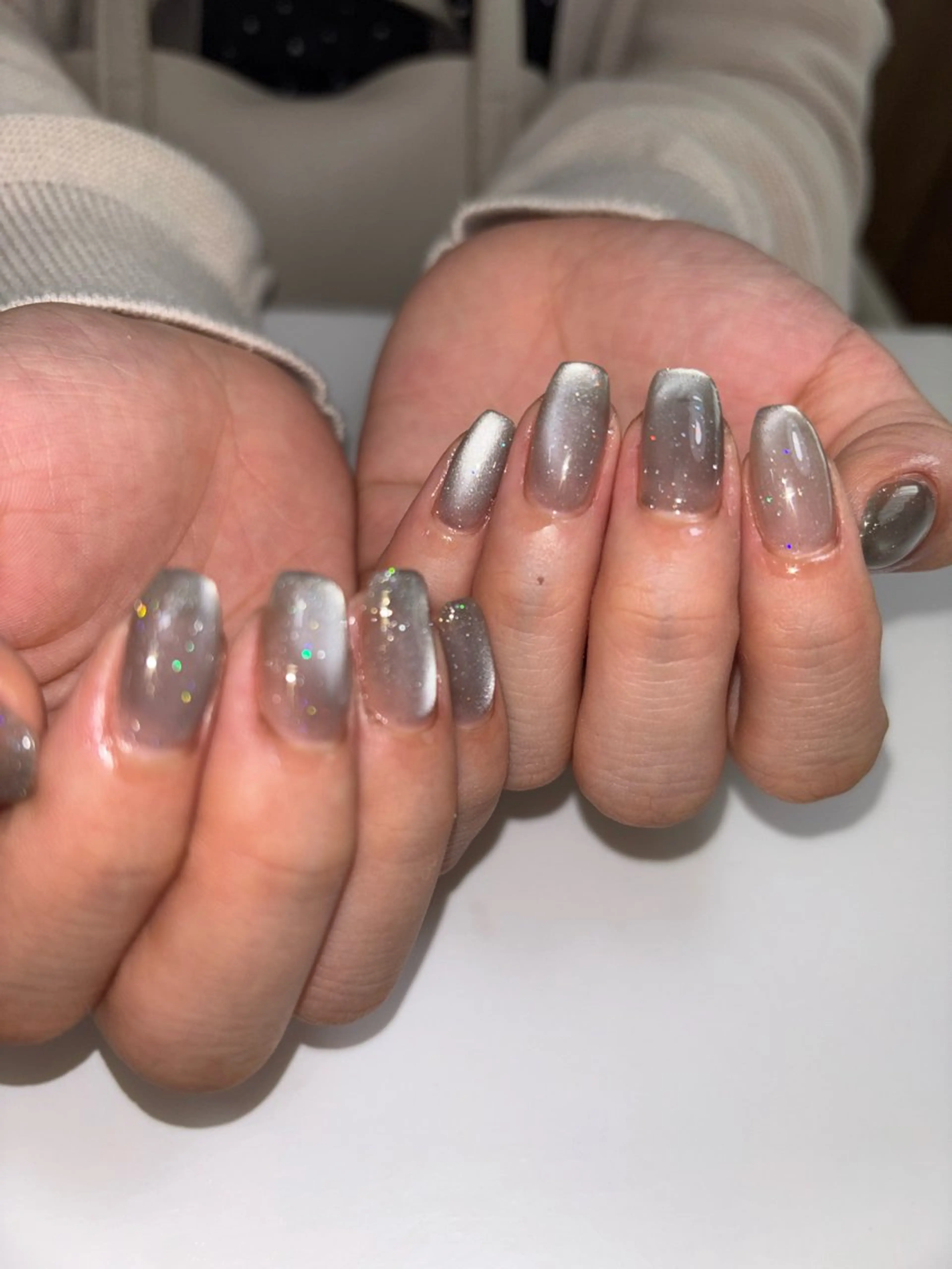ネイル フラッシュネイル フラッシュマグ マグネットネイル is.nail 🌷sonokoのネイルデザイン