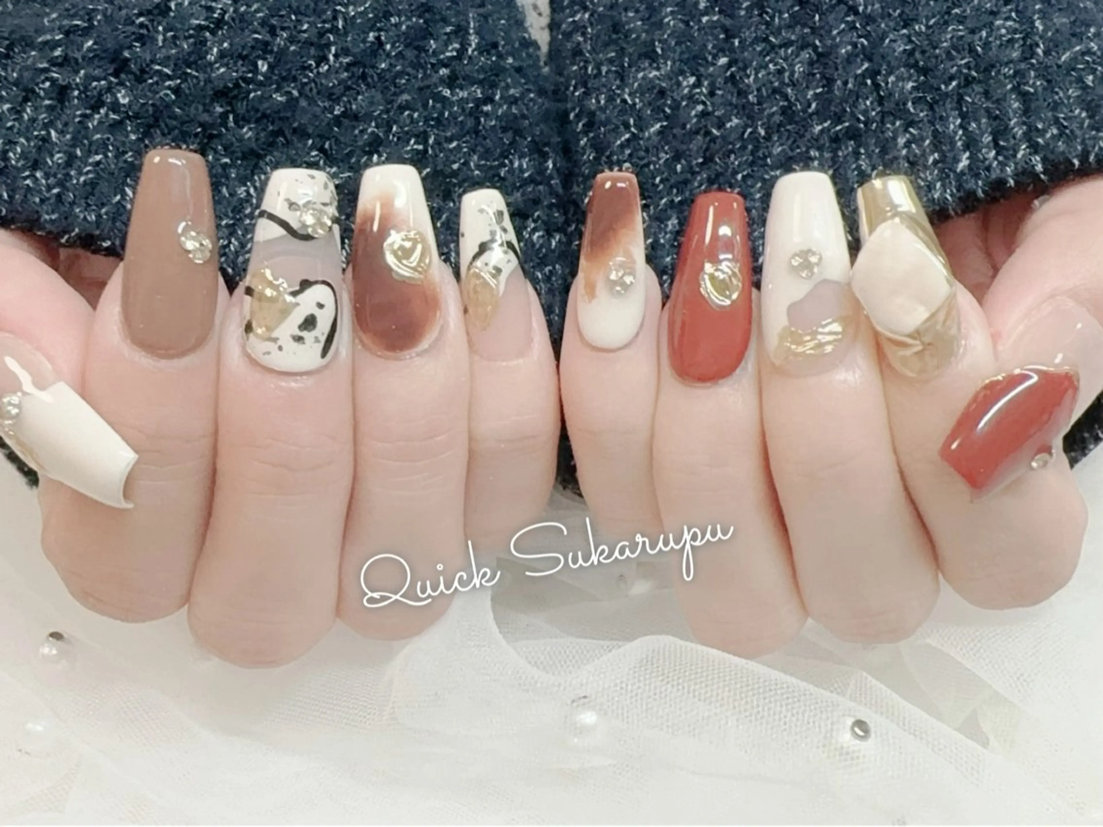 ネイル ハンドネイル Quick Sukarupu新宿のネイルデザイン