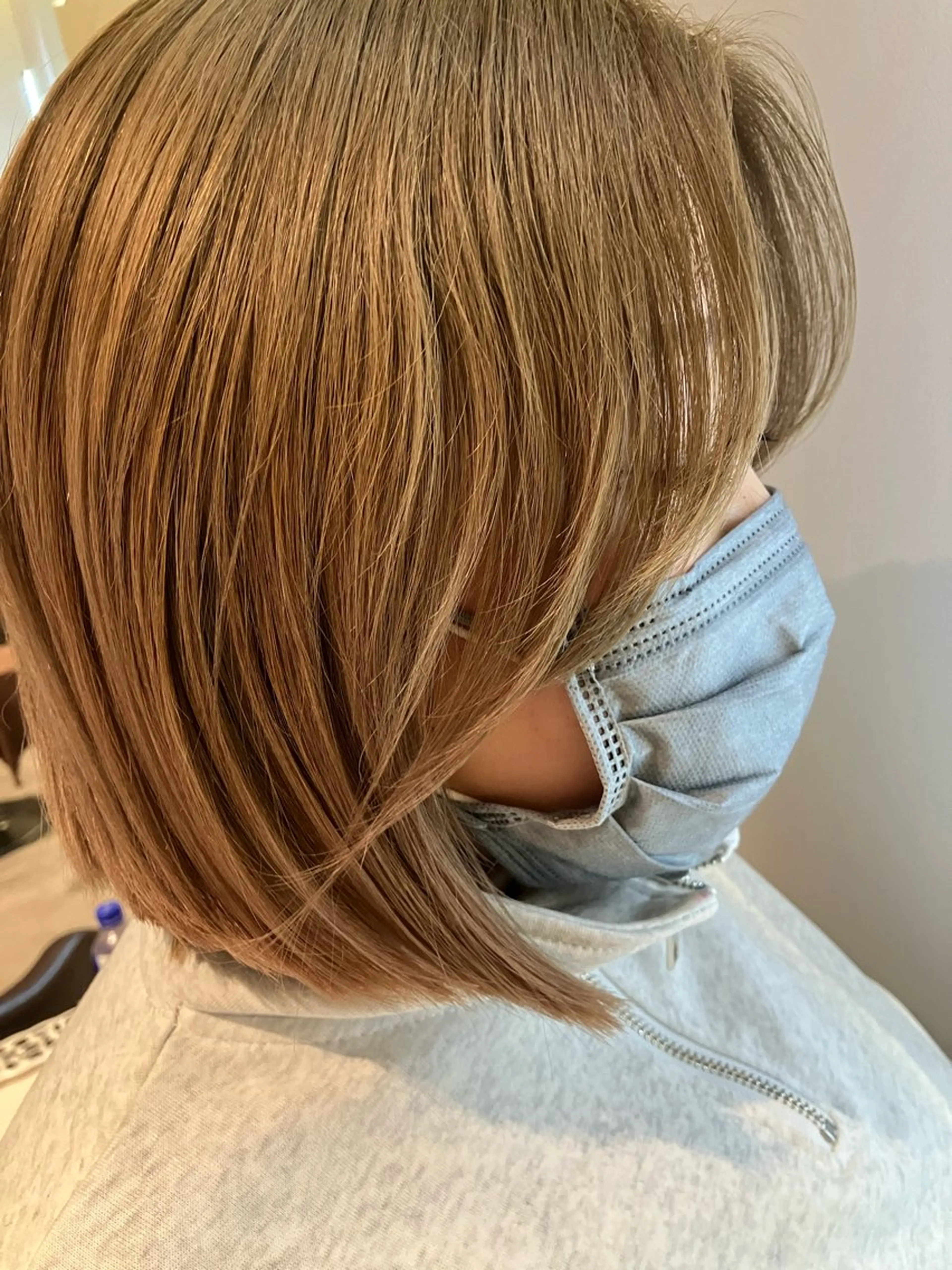 ショート ワンレンボブ ボブ レイヤーカット OCHIAI KEISUKEのヘアスタイル