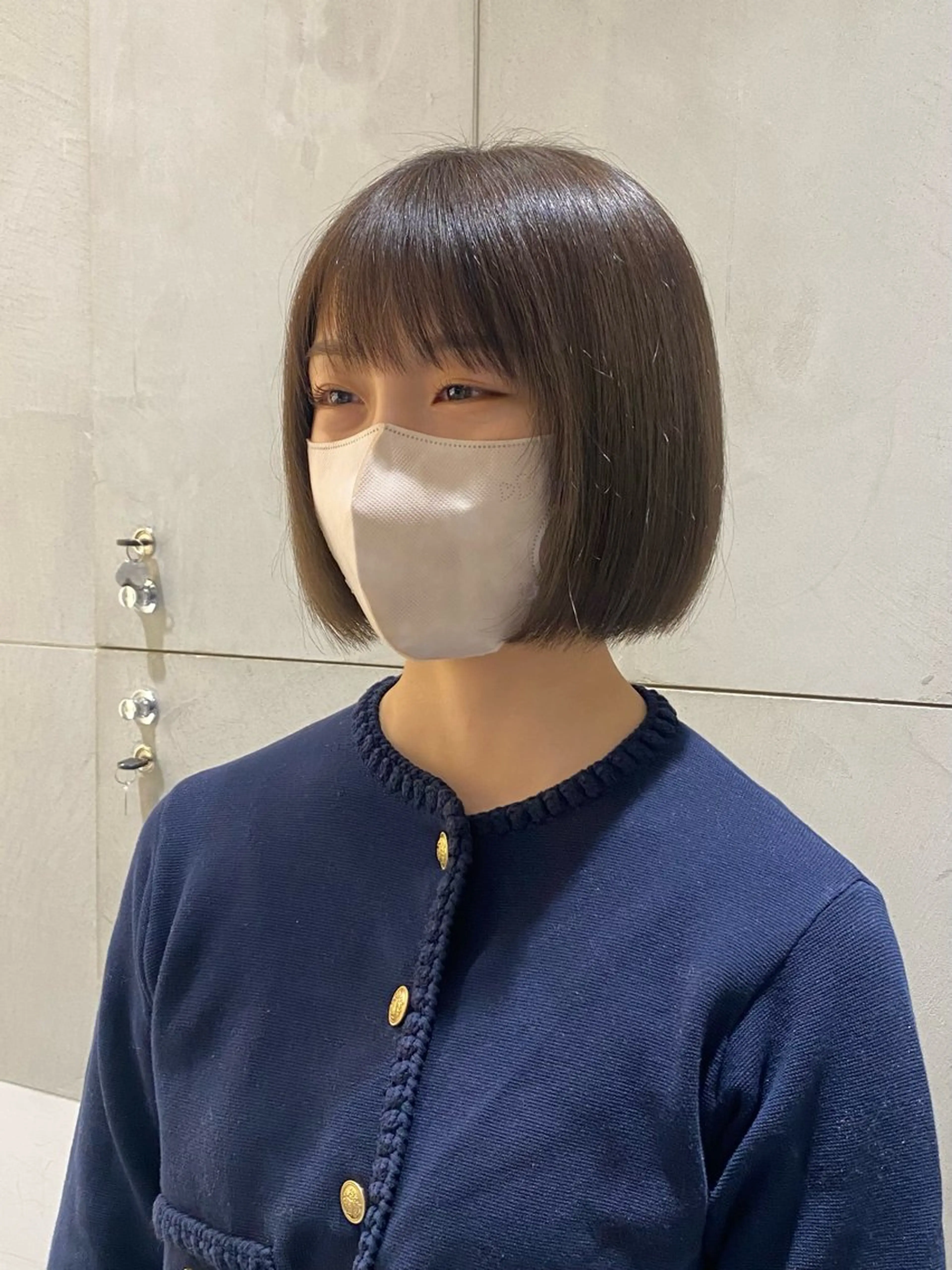 ショート ボブ 艶感/ナチュラル 🩵amiのヘアスタイル