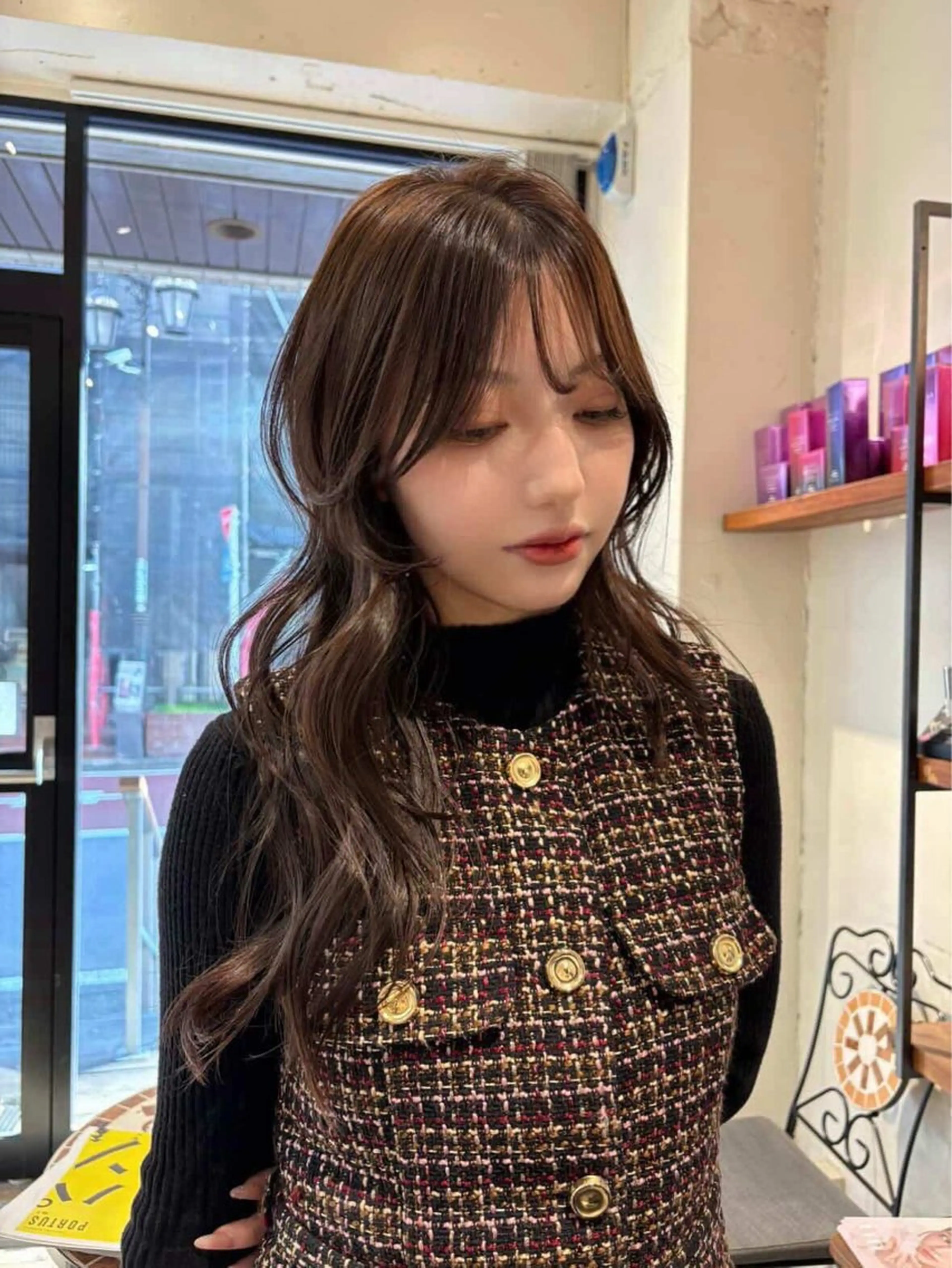 ロング ヘアカラー 透明感カラー 🧚‍♂️さえのヘアスタイル