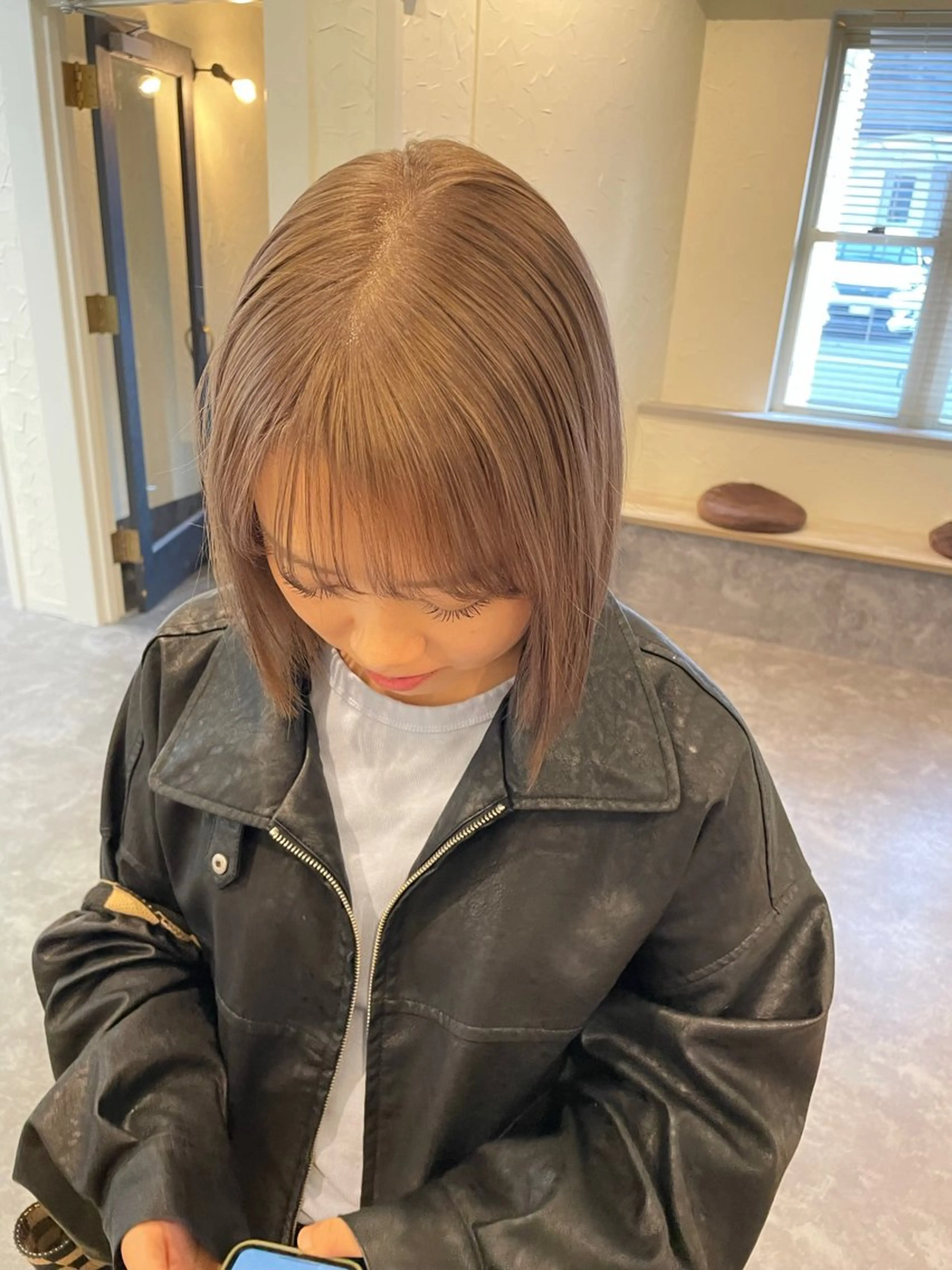 ショート ヘアカラー トリートメント 山谷 裕紀のヘアスタイル