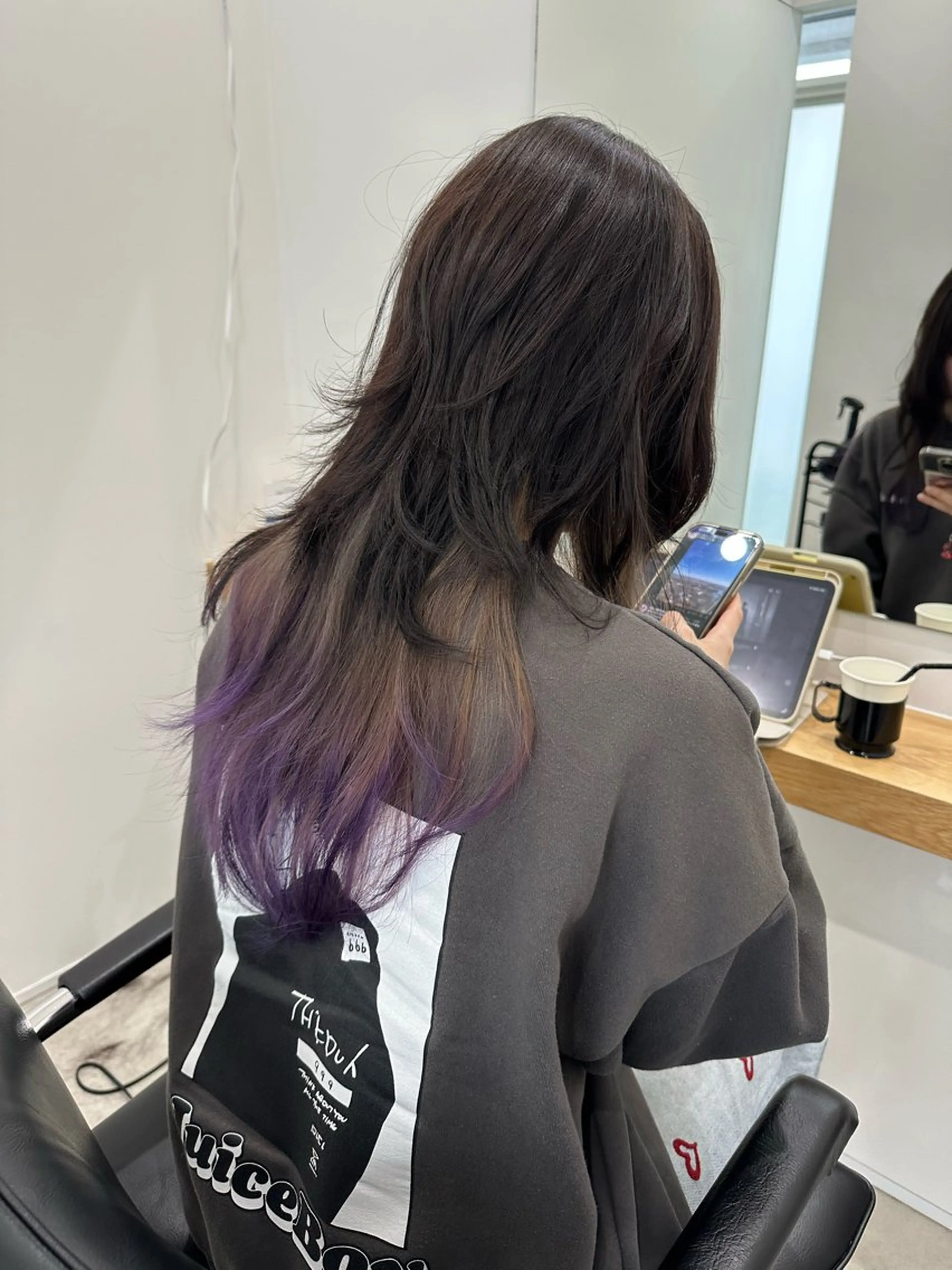 ロング カラー レイヤー/ナチュラル 💐nao.のヘアスタイル