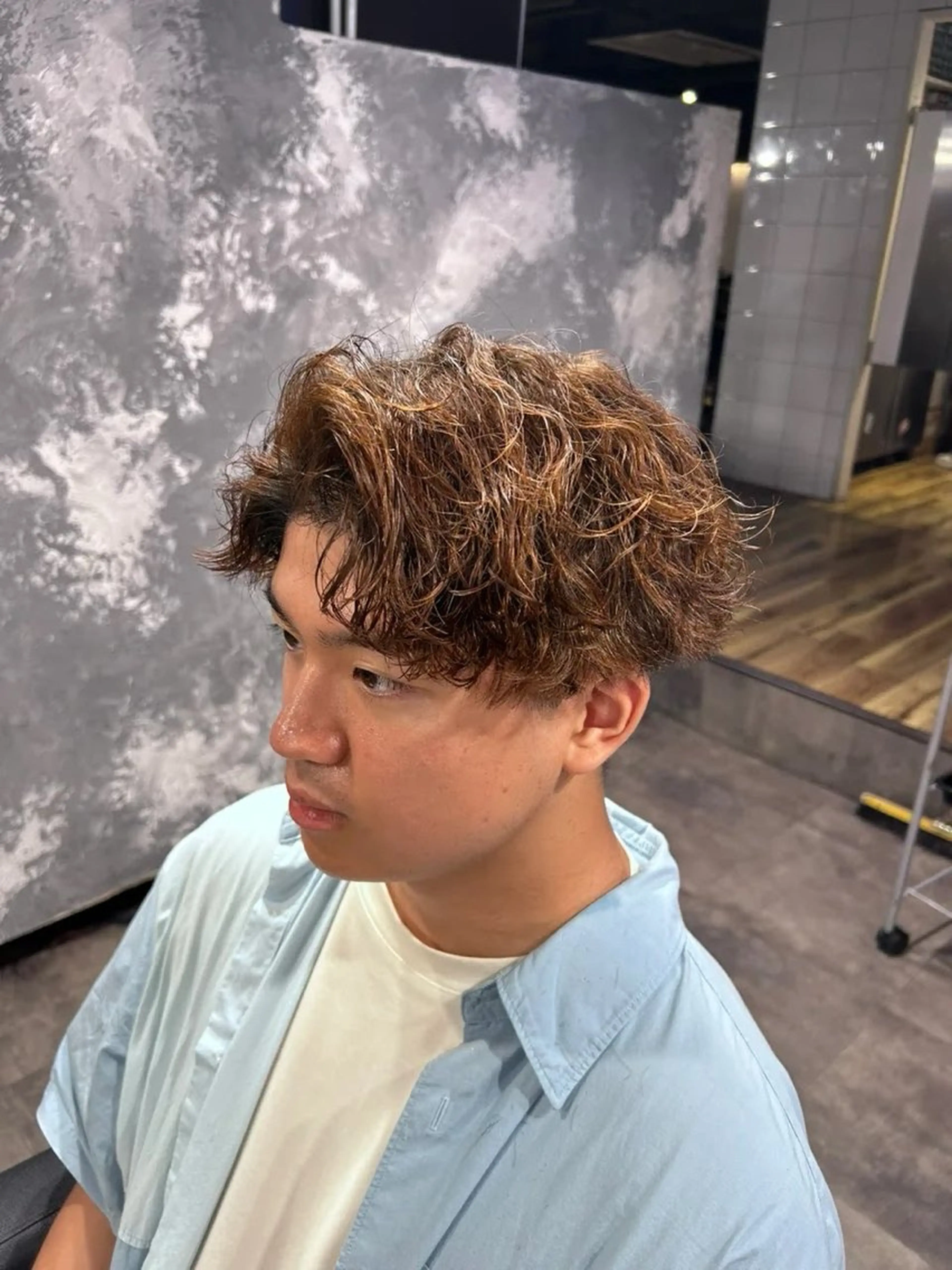 メンズ メンズパーマ メンズ特化美容師 💠チナツのヘアスタイル