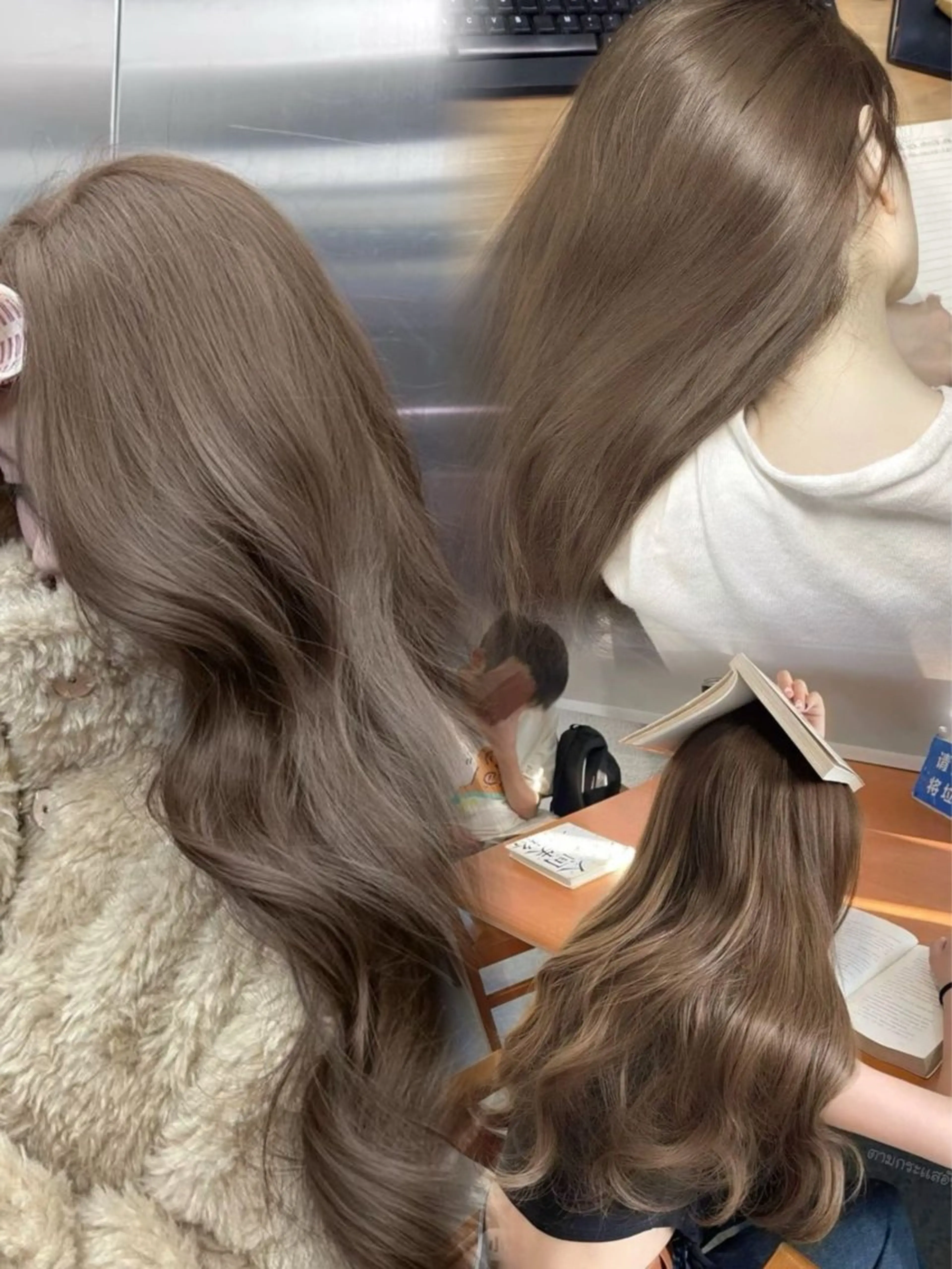 🇰🇷ザクザクレイヤーカット🇰🇷+ダメージレス🤍ベージュカラー＋クイックTR🥀🥀の写真