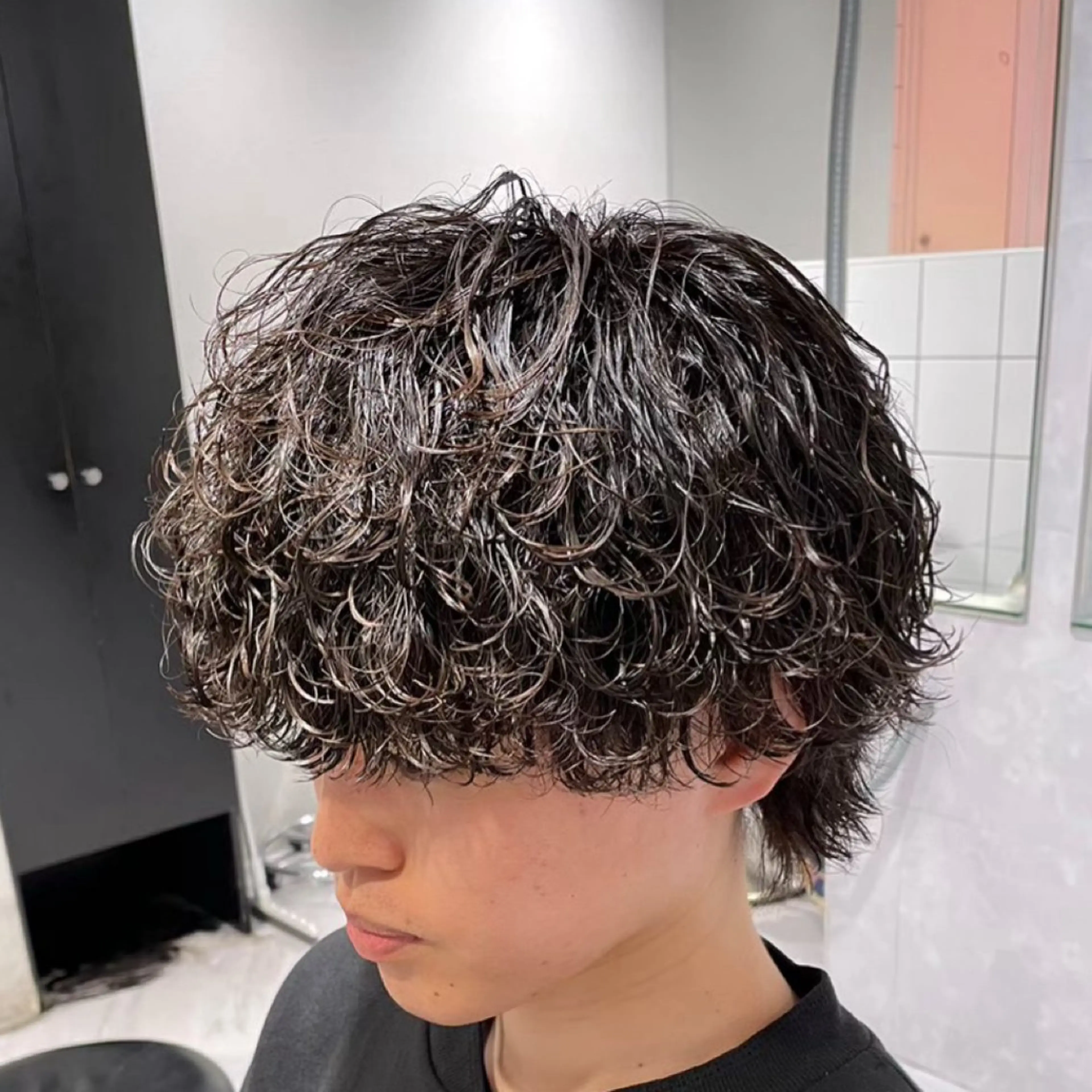 ショート パーマ 🔥フェザーパーマ 特化🔥勇斗のヘアスタイル