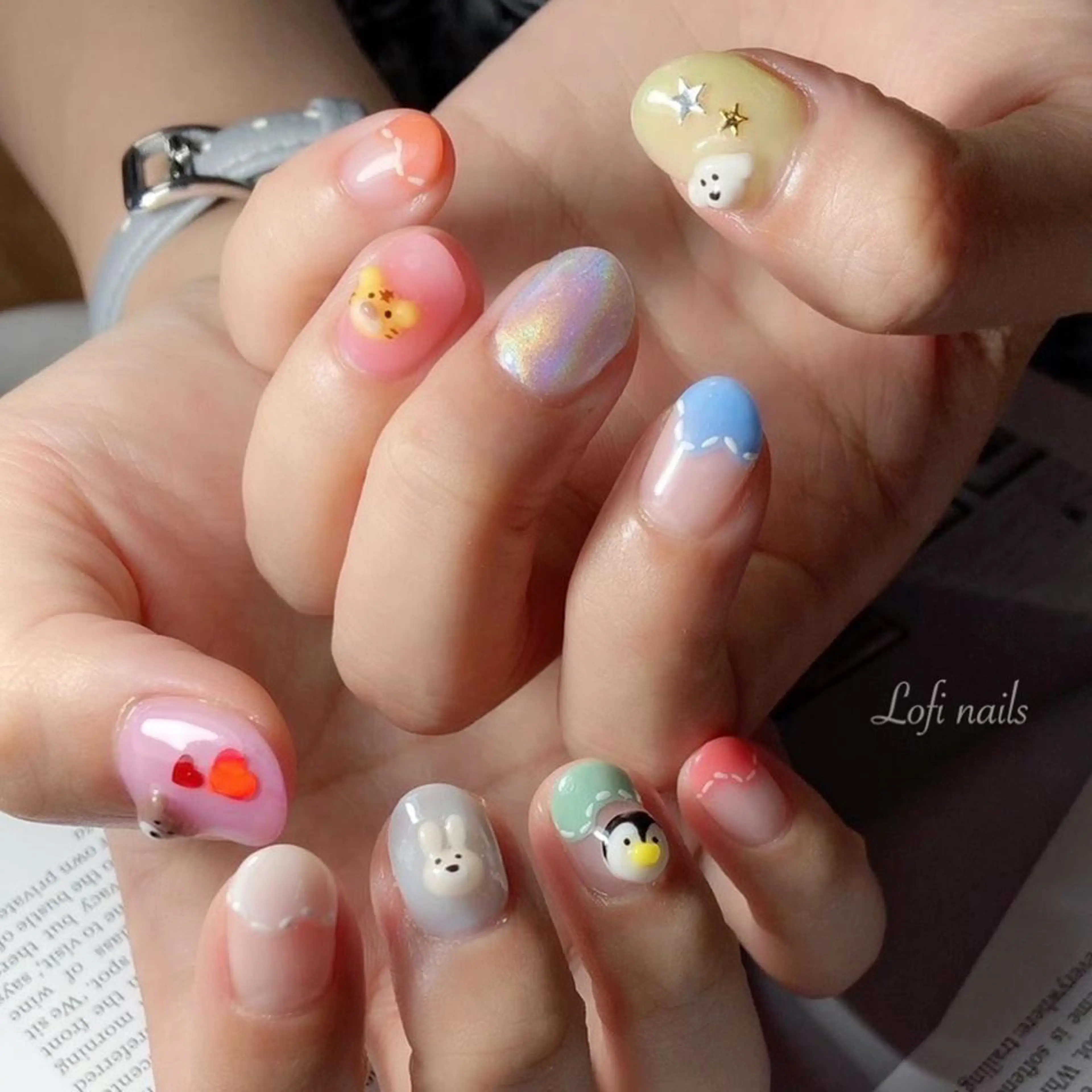 ショート ネイル Lofi nails ゆきこのネイルデザイン