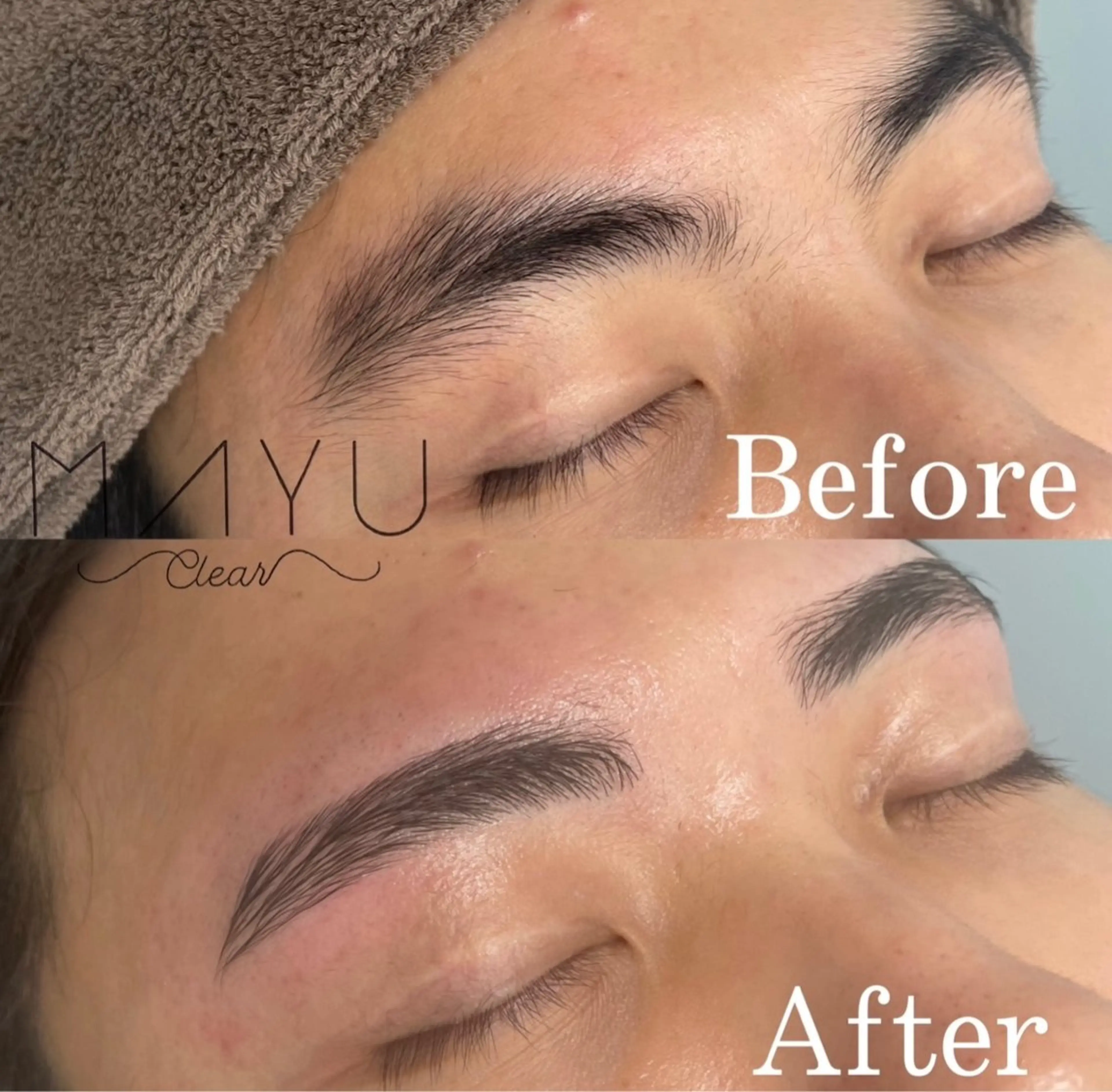 メンズ アイブロウ メンズパーマ マユクリア 大阪梅田店の眉毛・アイブロウイメージ