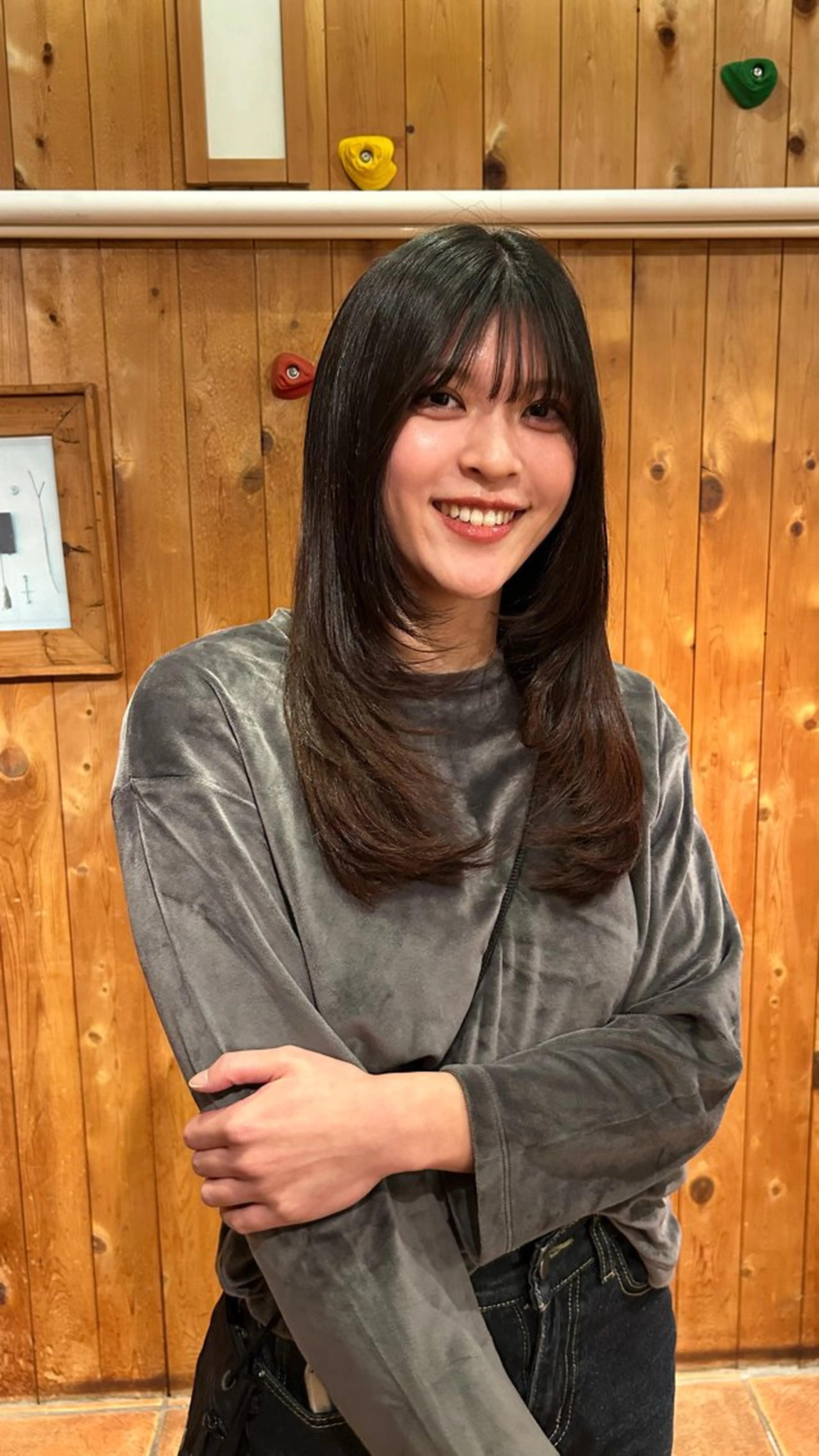 ロング レイヤーカット カット 似合わせカット/ レイヤー／小倉瑳莉のヘアスタイル