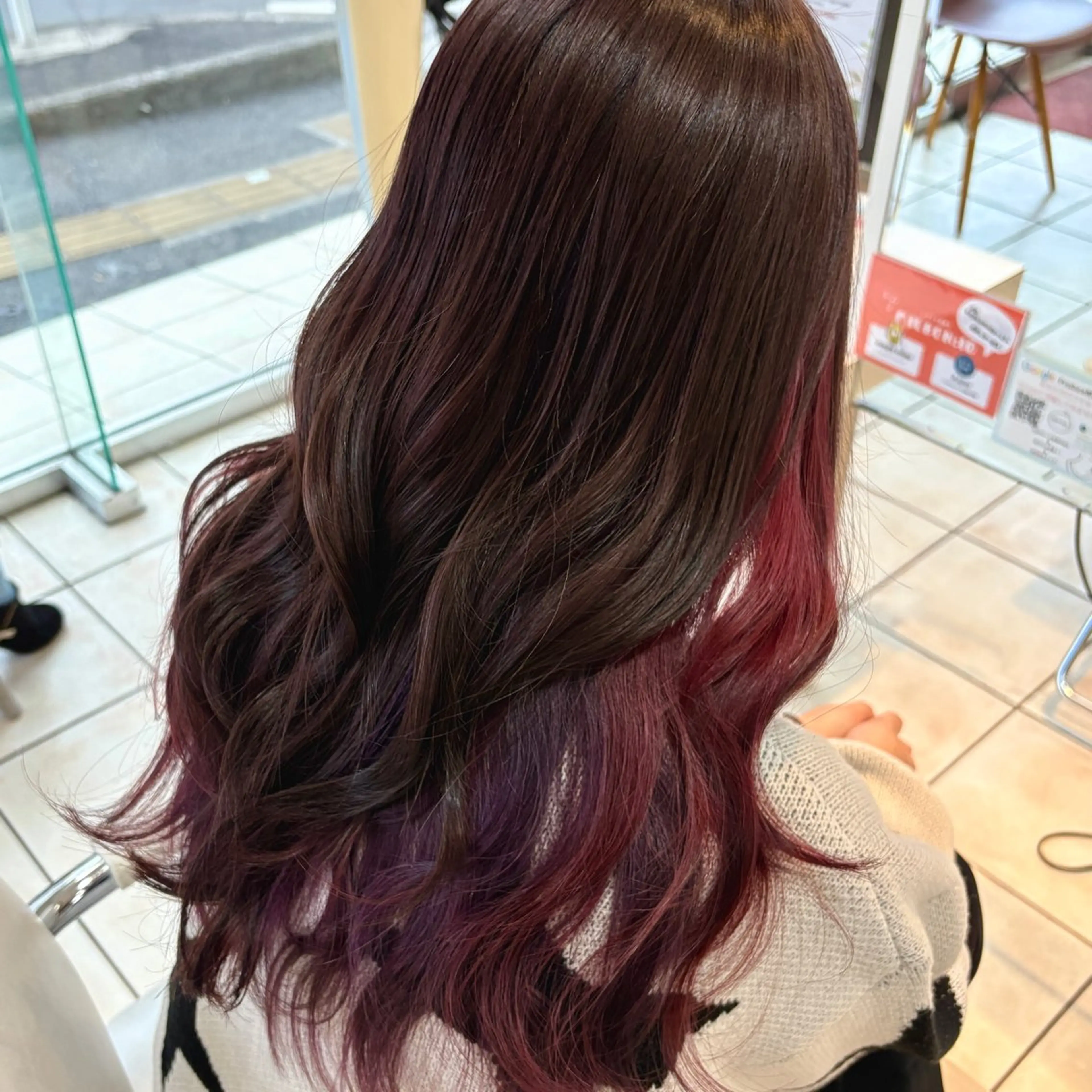 ロング ヘアカラー ブリーチ/ヘアセット 【𝙍𝙞𝙣𝙤】のヘアスタイル