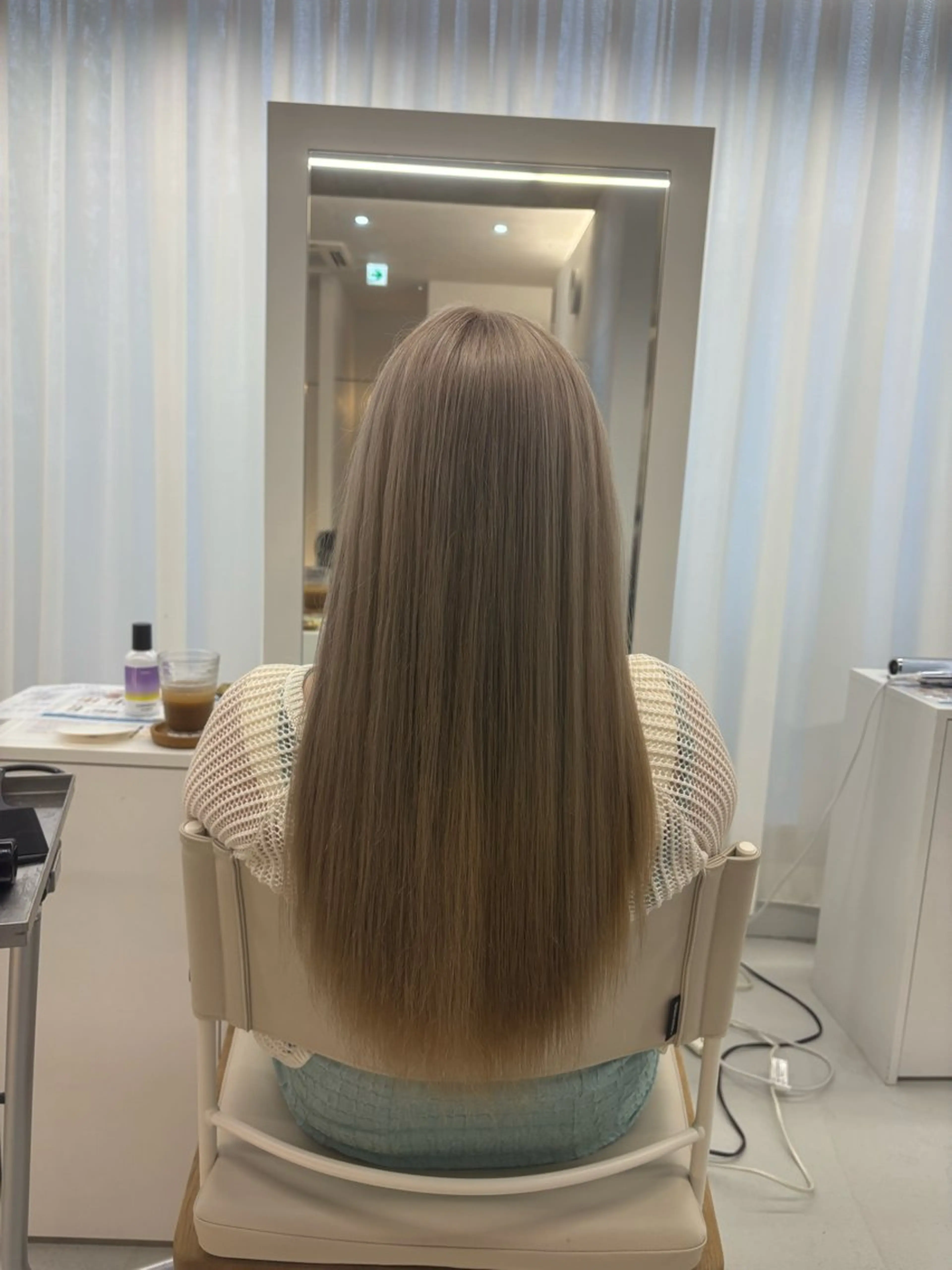 ロング カラー ヘアカラー トリートメント 透明感/艶髪カラー/ 韓国/rinaのヘアスタイル