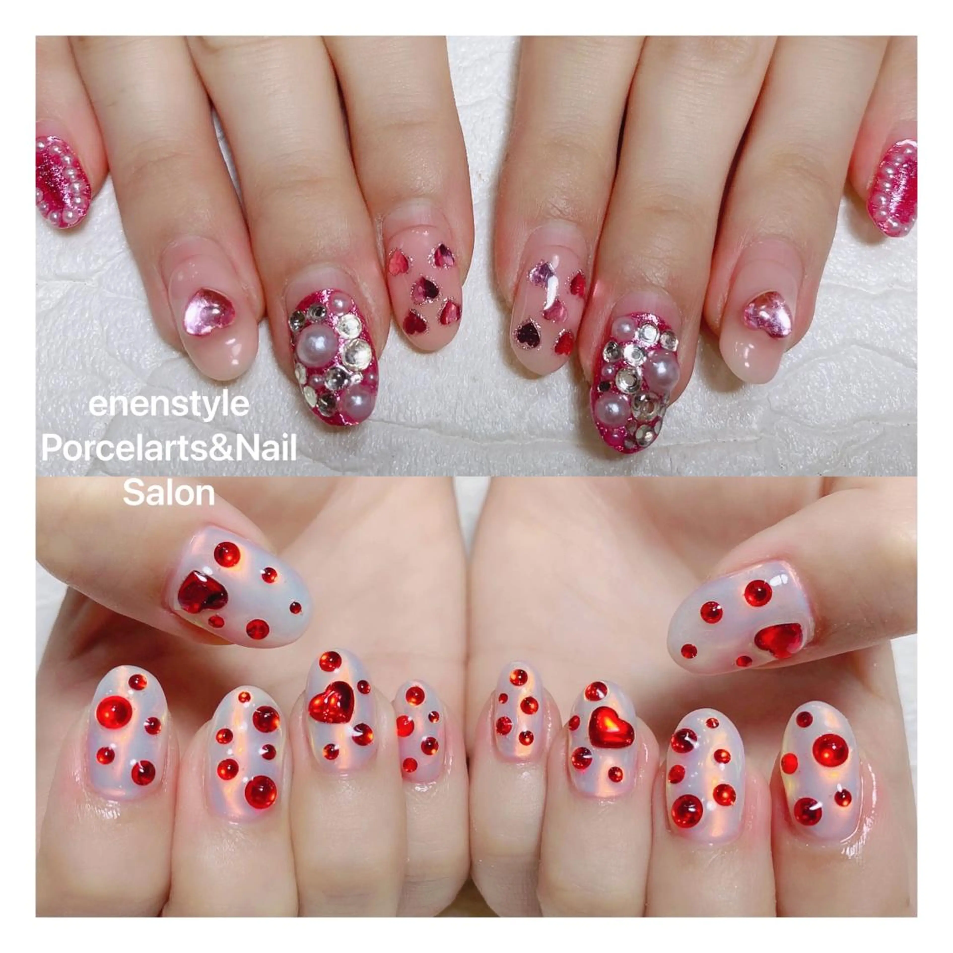 ミディアム ネイル ハンドネイル 👑enen style👑のネイルデザイン