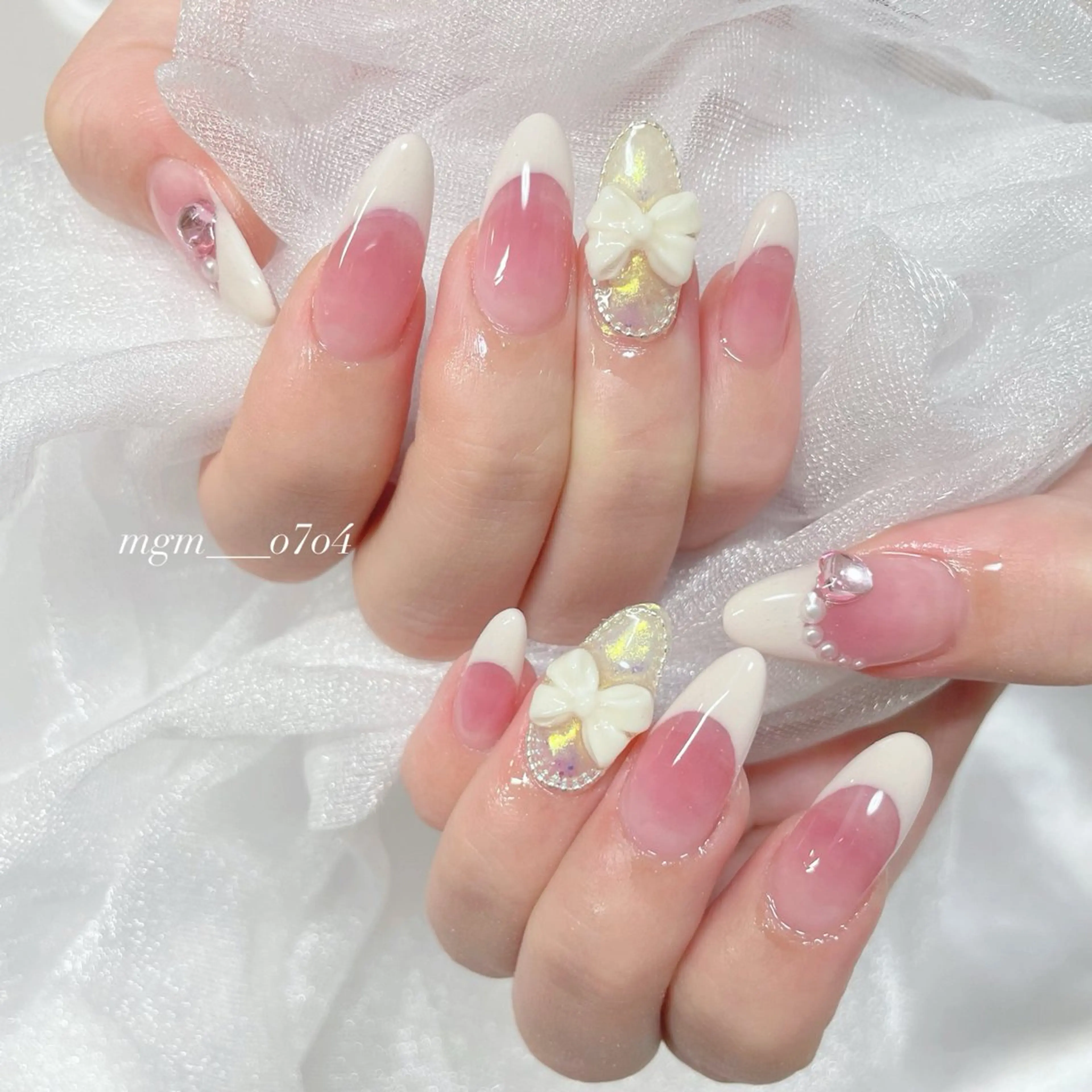 ネイル ハンドネイル ハンドケア MoON...❤︎ MeGuのネイルデザイン