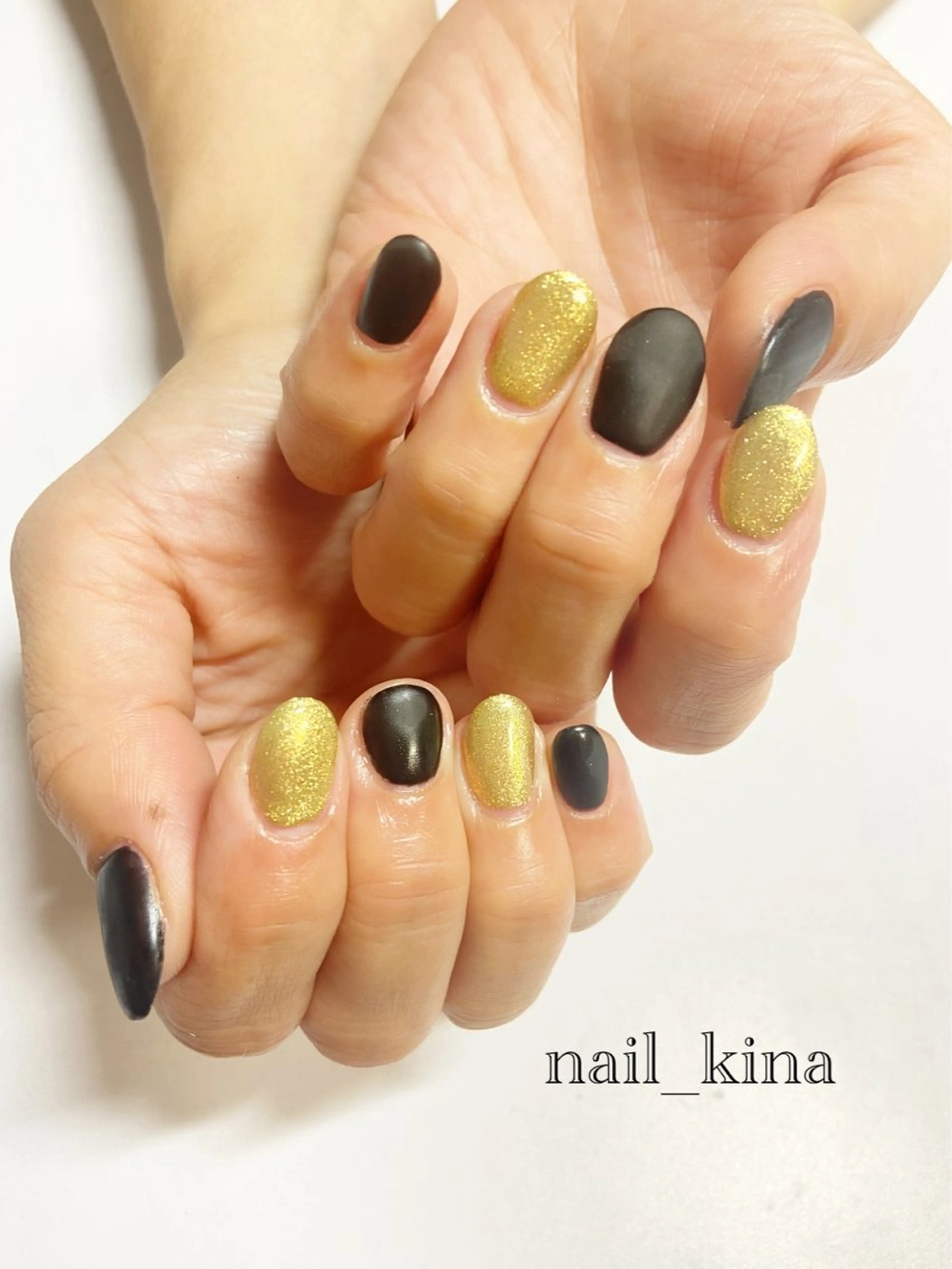 ネイル マットネイル ワンカラーネイル nail_ kinaのネイルデザイン