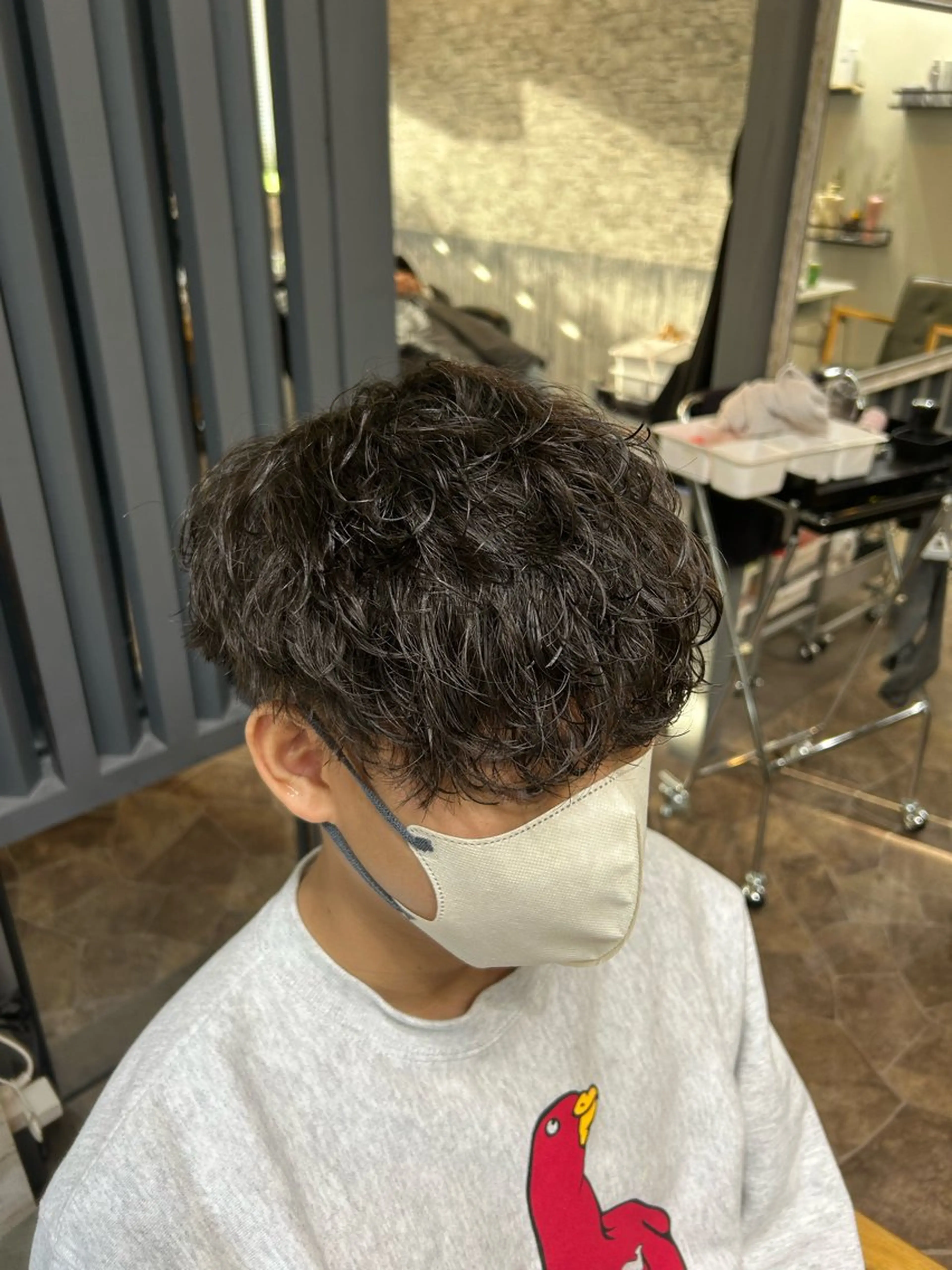 ショート パーマ メンズ カット パーマ HRK1st RYOKIのヘアスタイル