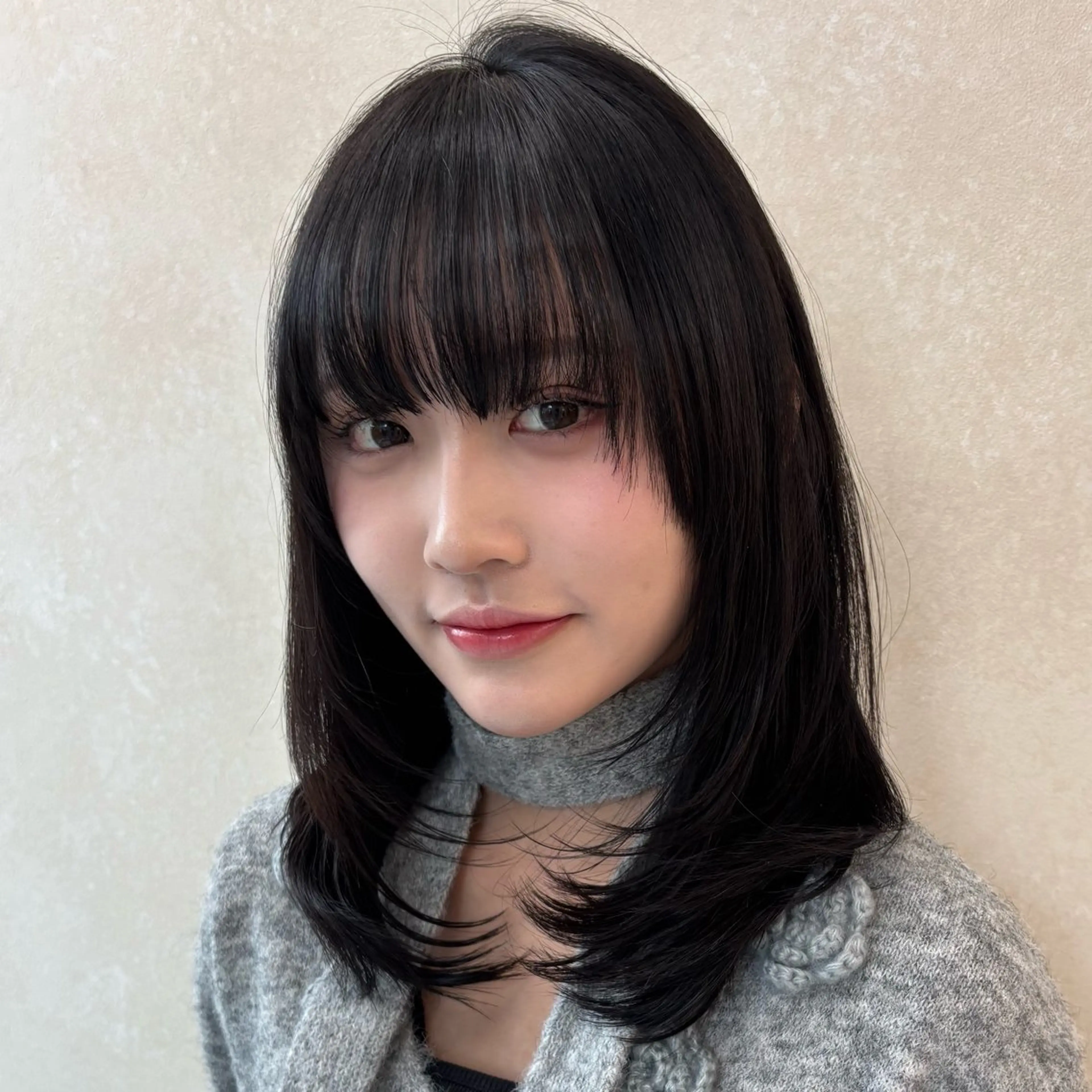 ✨期間限定✨ミディアムレイヤーカット💓🌈　鎖骨下から鎖骨あたりまでの方✨　3cm以上切らせていただける方限定の写真