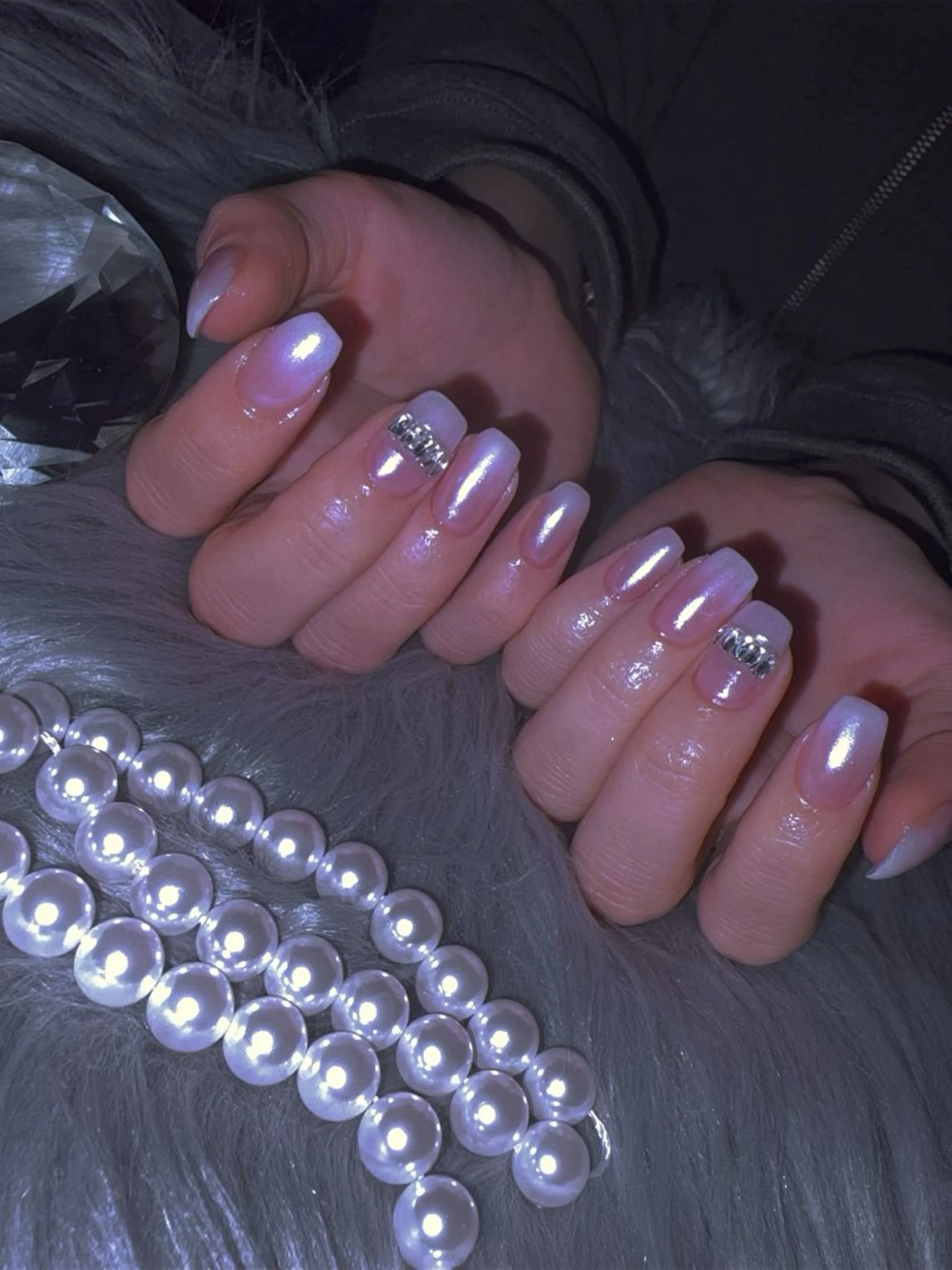 ネイル オーロラネイル Lani ♡のネイルデザイン