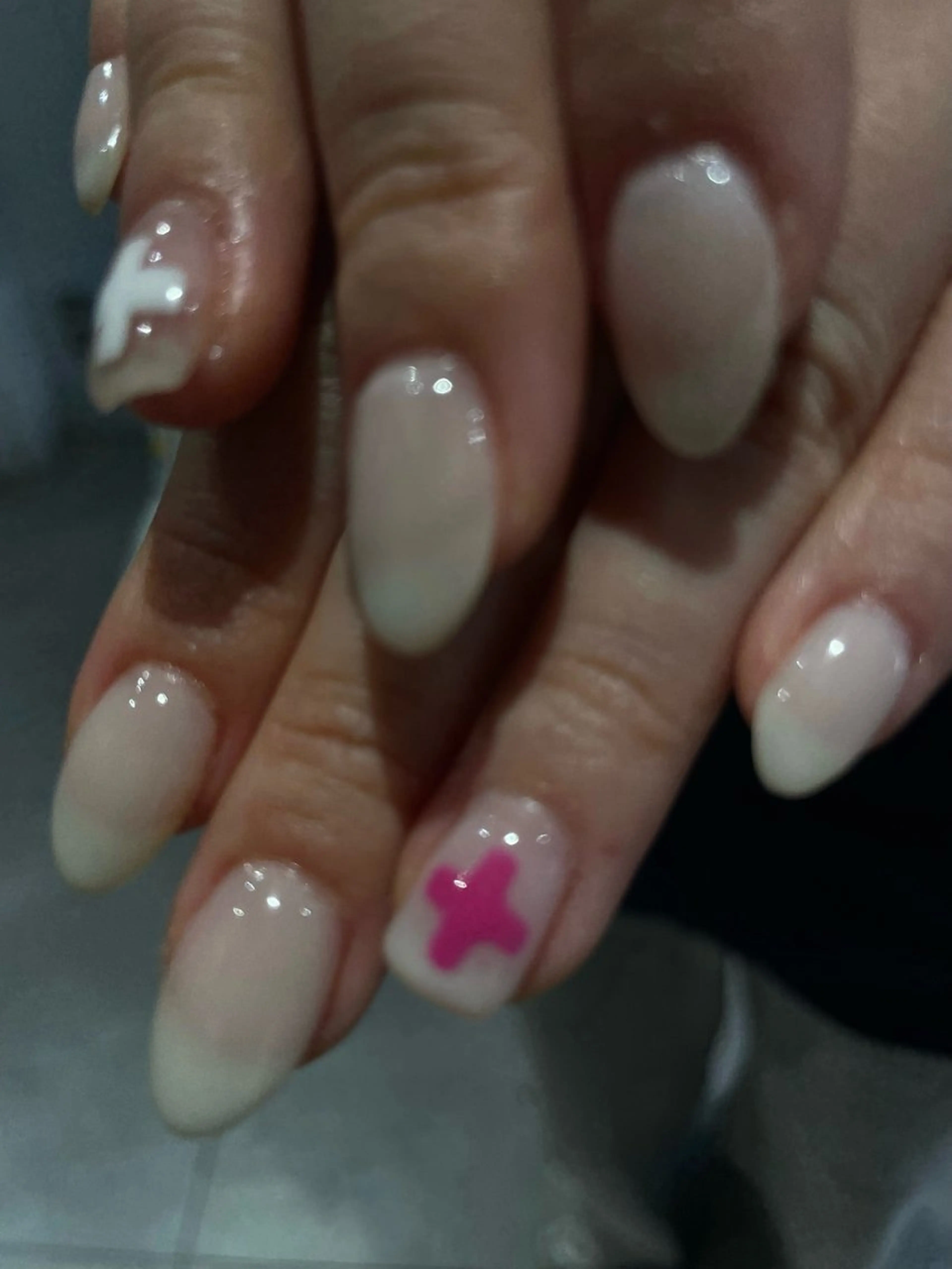 ネイル ハンドネイル ハンドケア デザイン/ハッシュ レイヤー/senaのヘアスタイル