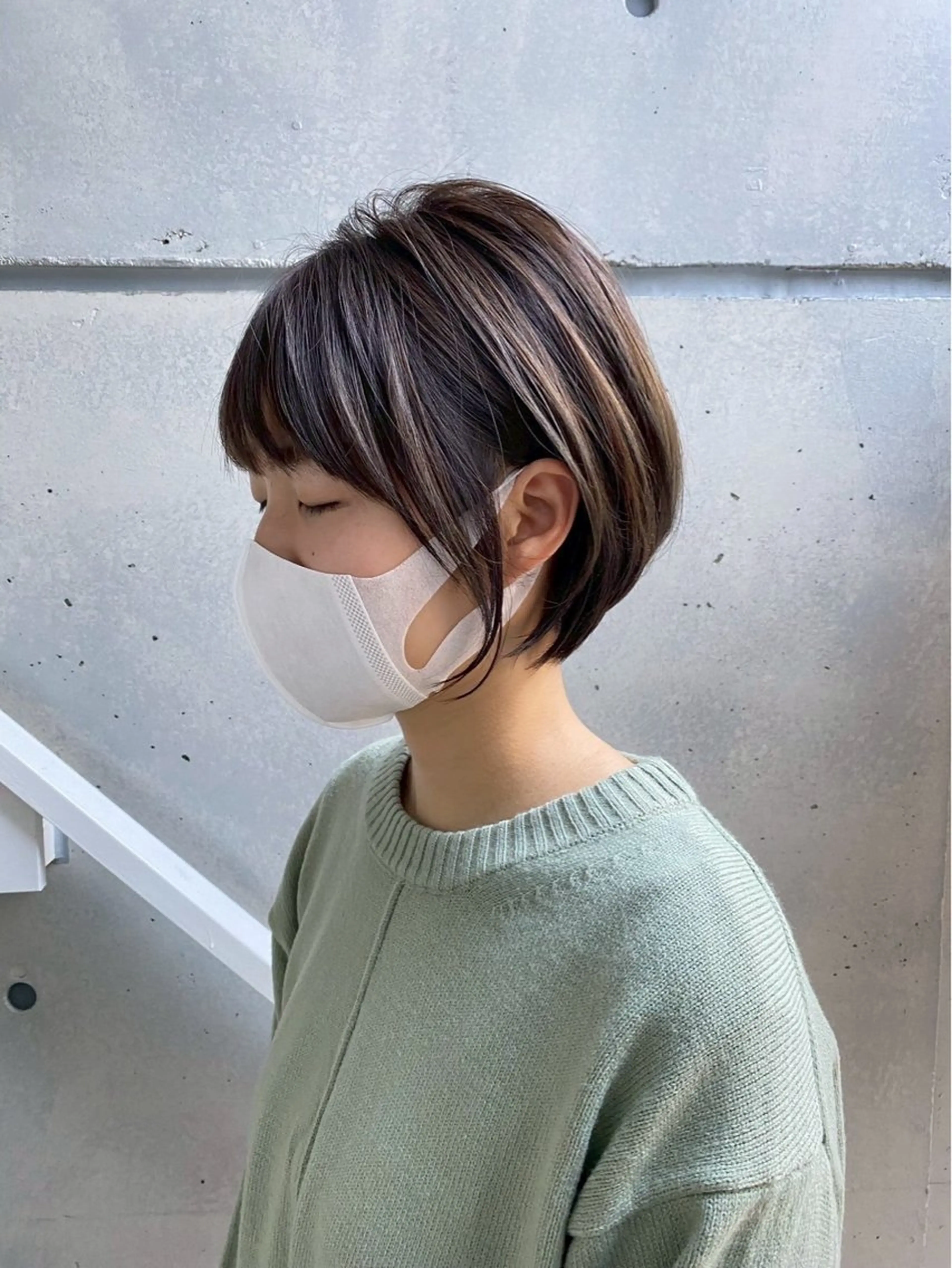 ショート カラー 丸みショート ショートヘア カット ヘアカラー トリートメント Cadre新小岩🫧 栗原葵のヘアスタイル