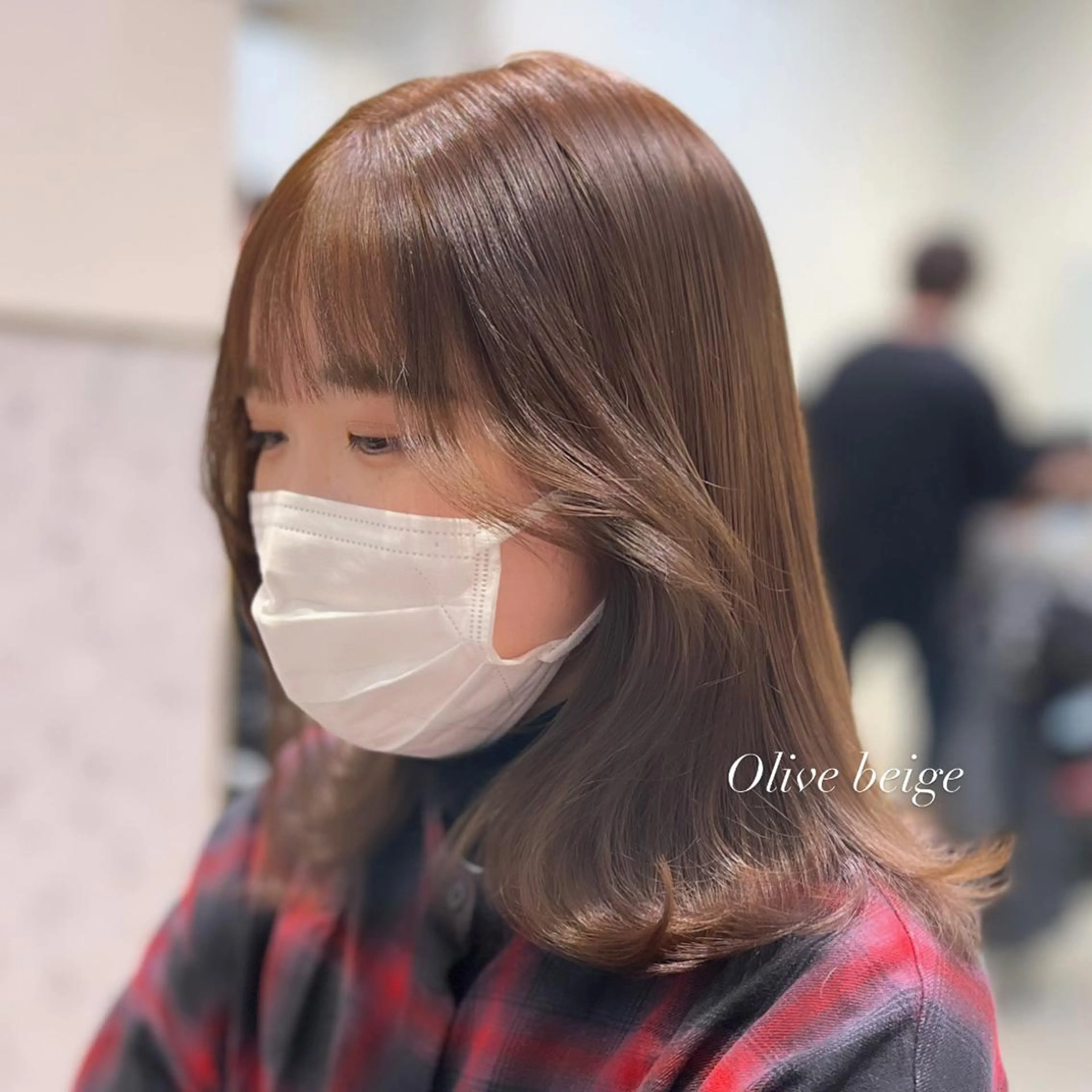 ミディアム カラー ヘアアレンジ ヘアカラー トリートメント ヘッドスパ ヘアセット 完全💗マンツーマン marinのヘアスタイル