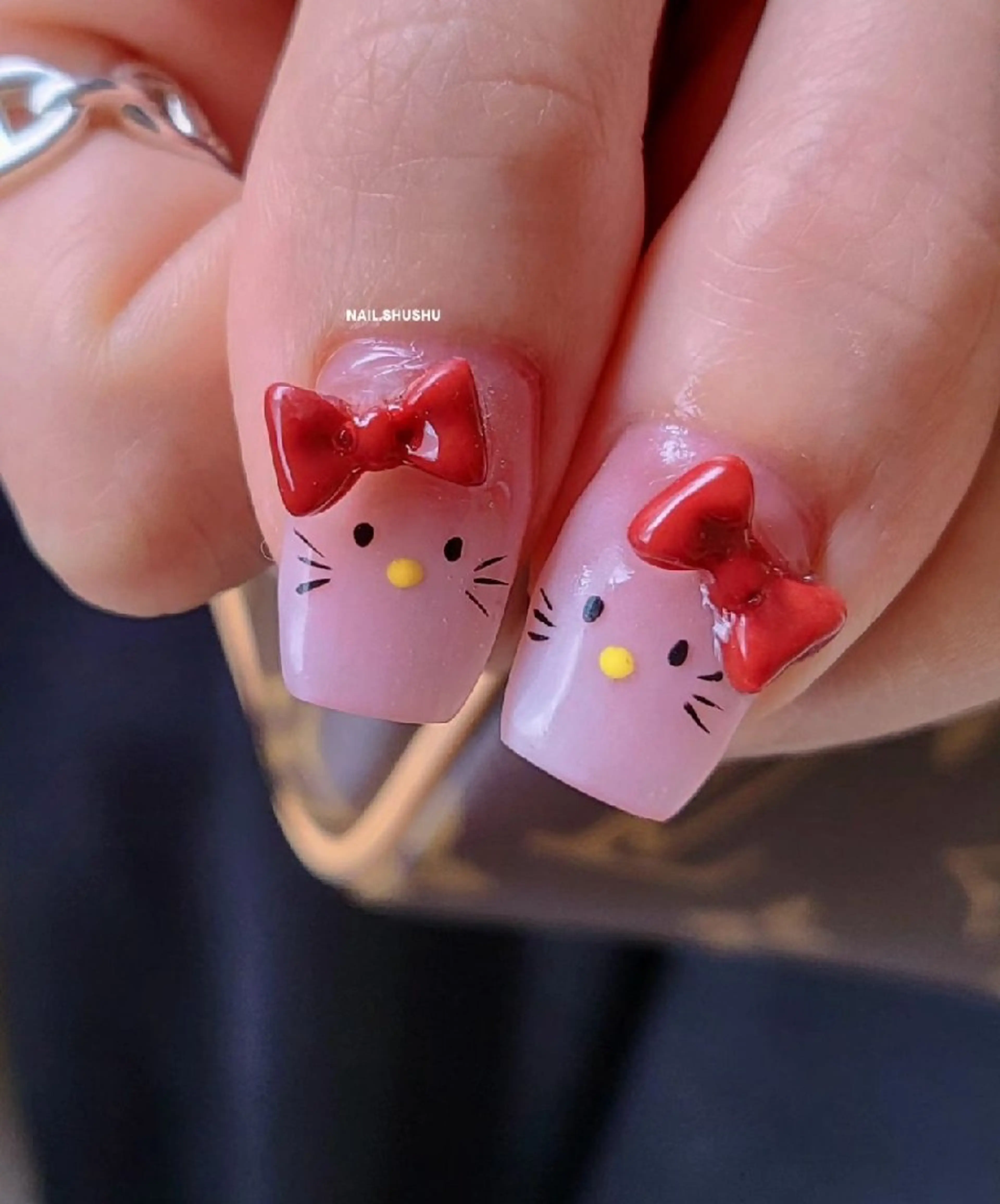 ネイル 3dパーツ/流行り 👧shushu❤️のネイルデザイン