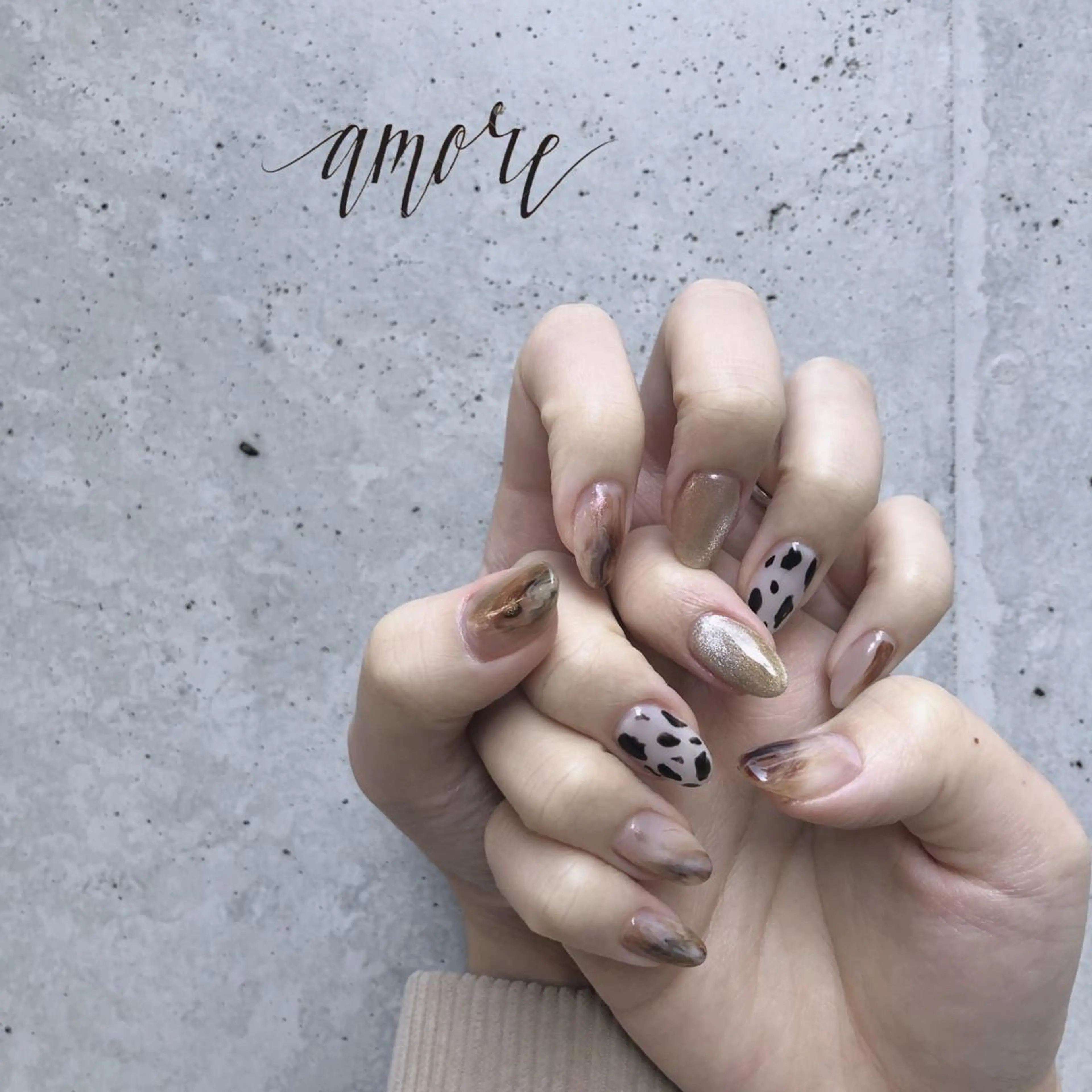 ネイル アートネイル ジェルネイル マグネットネイル ミラーネイル ニュアンスネイル You kyehwaのネイルデザイン