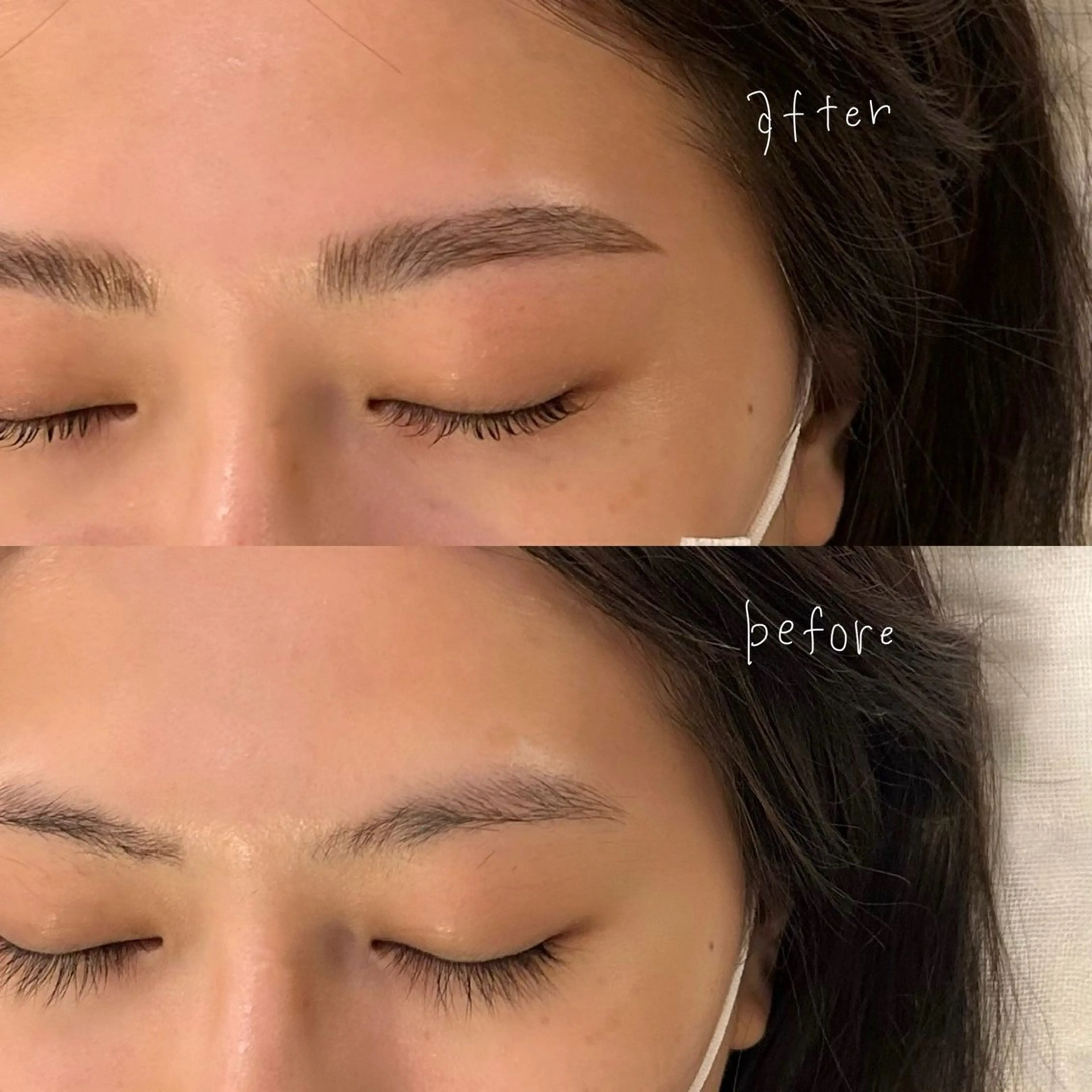 アイブロウ ハリウッドブロウリフト 吉祥寺kasumi 🌛eye/browのマツエク・マツパデザイン